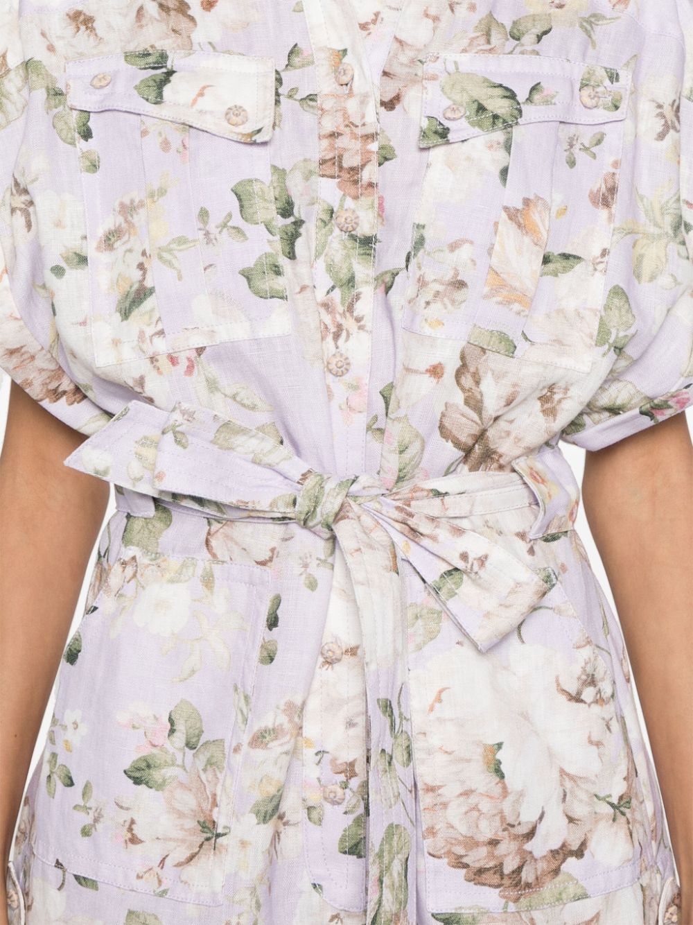 Zimmermann Dresses Lilac Linen