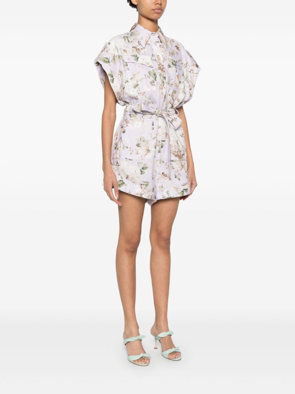 Zimmermann Dresses Lilac Linen