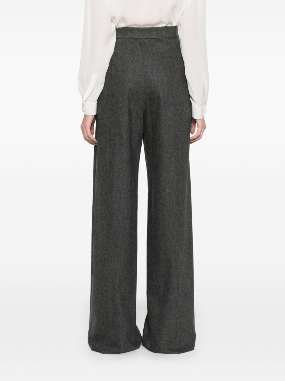 Emporio Armani Trousers Grigio Virgin Wool Cashmere Elastane