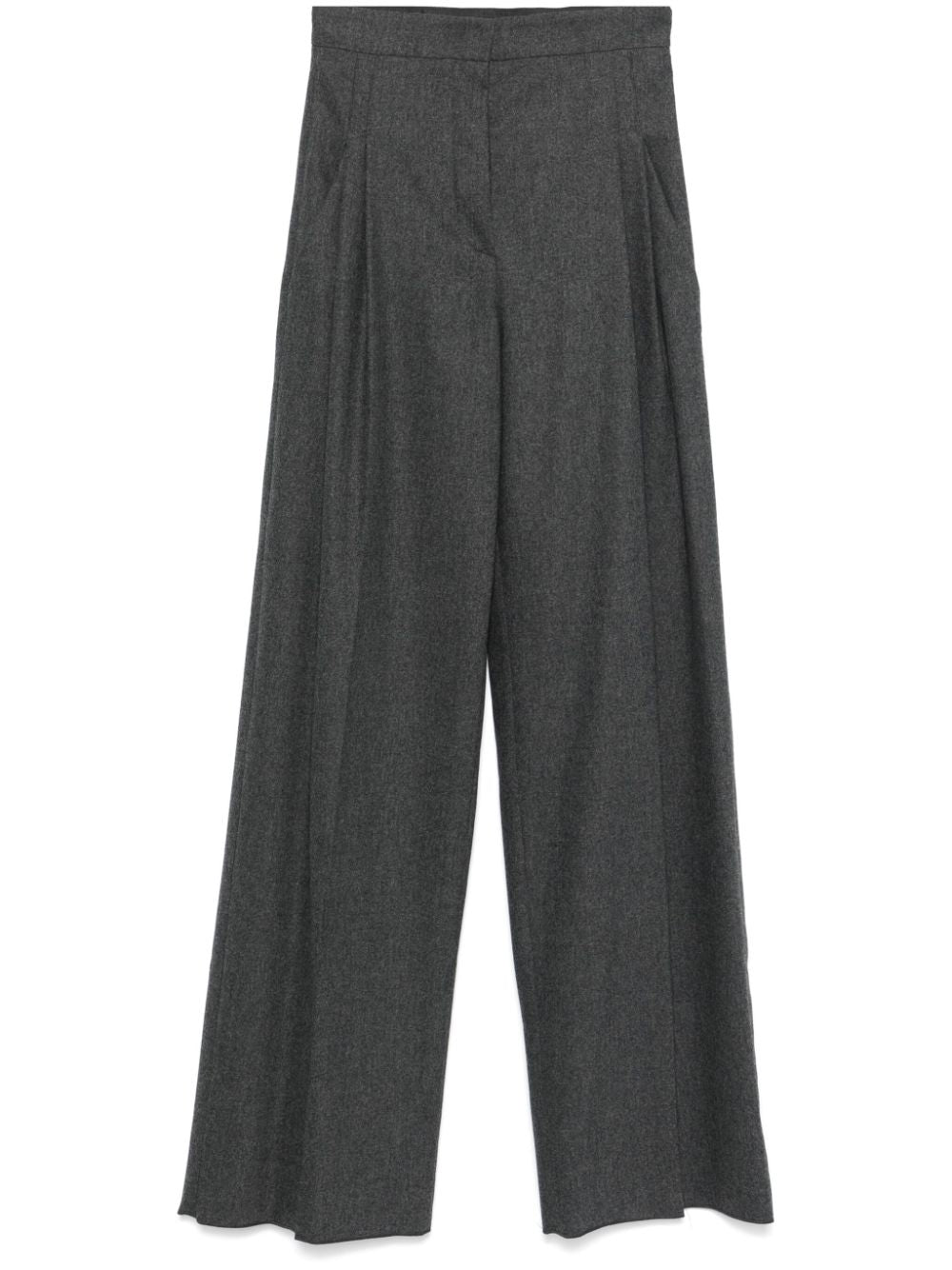 Emporio Armani Trousers Grigio Virgin Wool Cashmere Elastane
