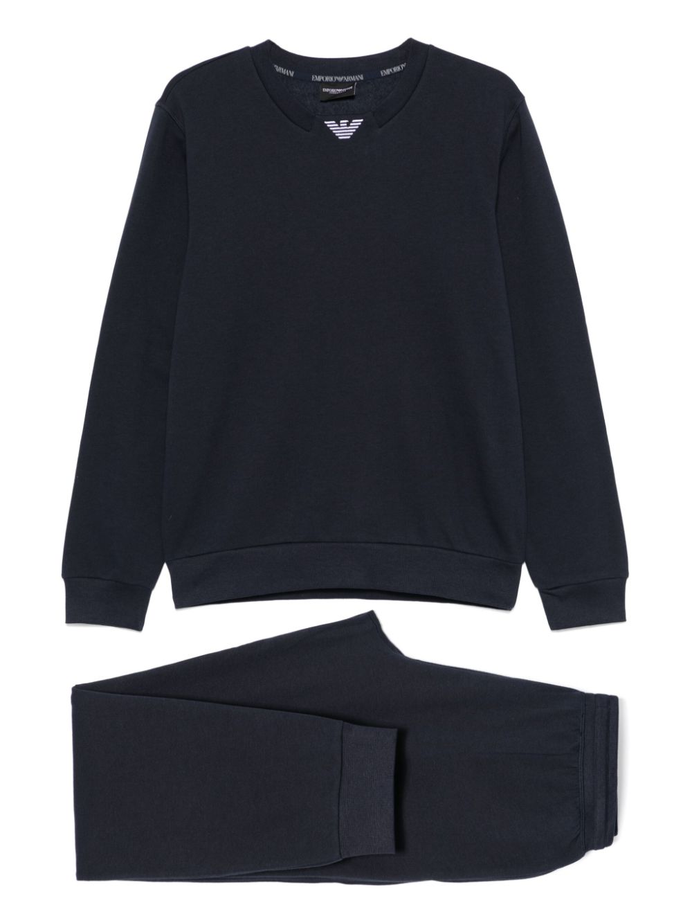 Emporio Armani Sweaters Blu Cotton Polyester