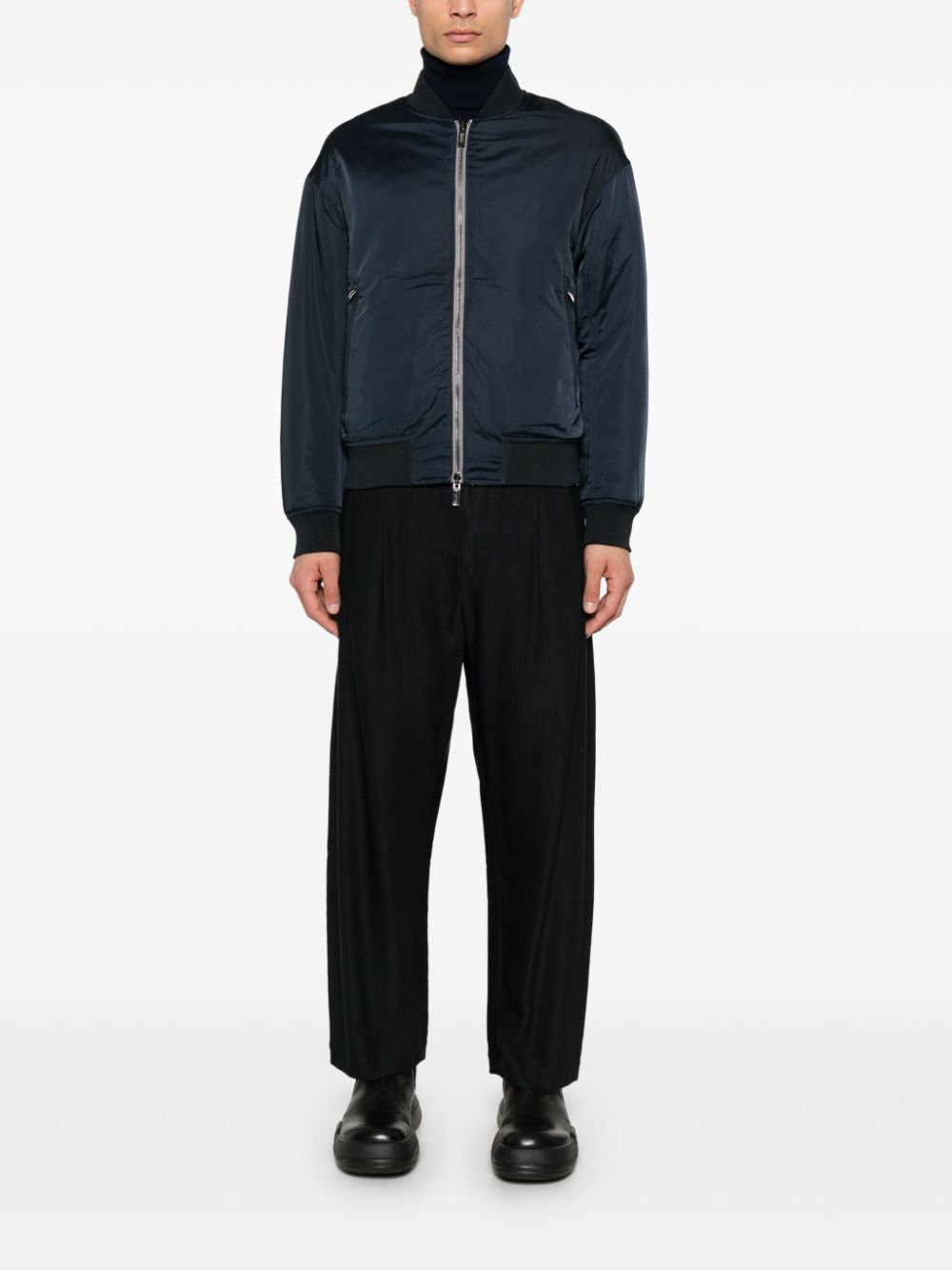 Emporio Armani Coats Grigio Chiaro Polyester
