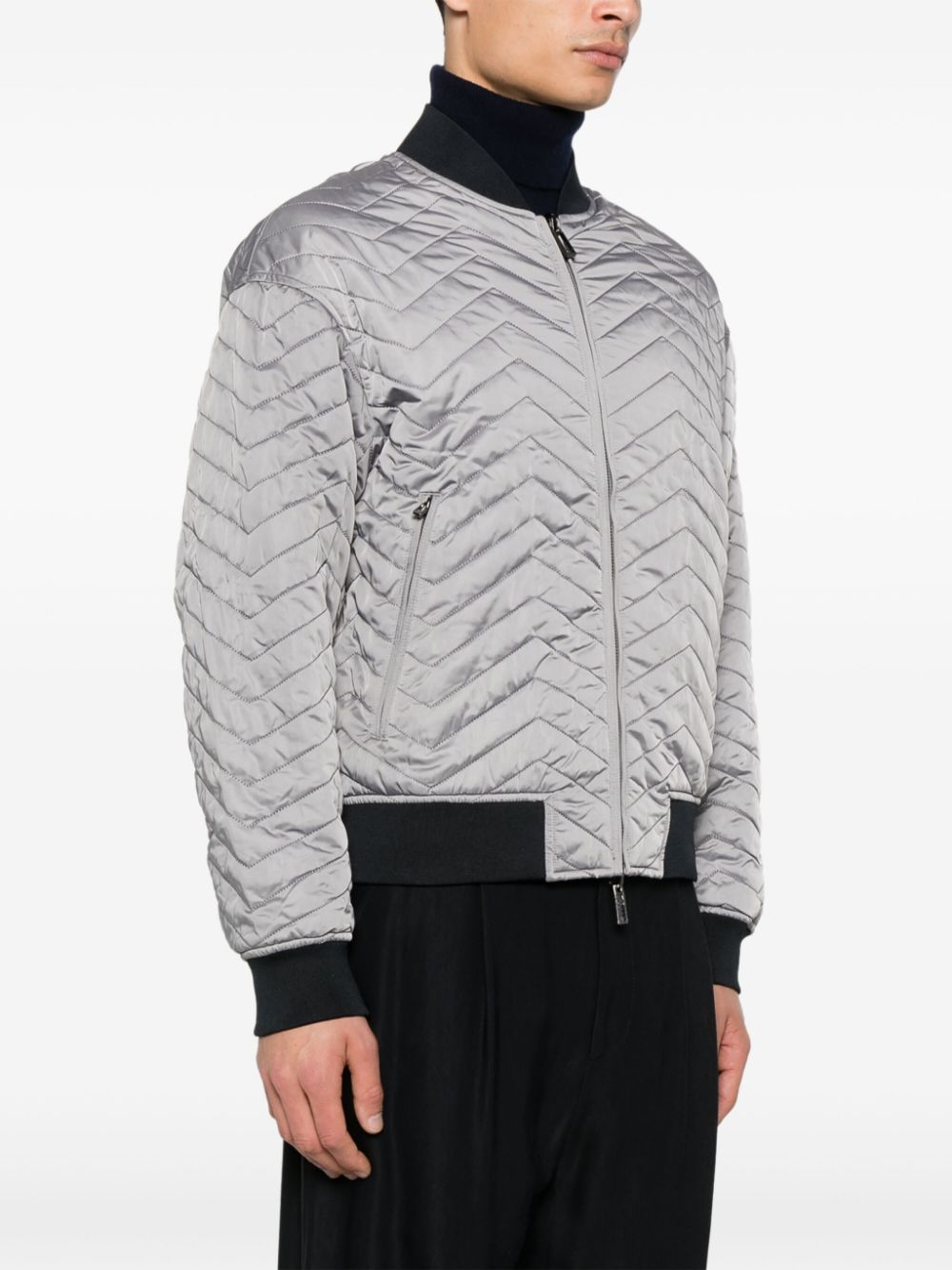 Emporio Armani Coats Grigio Chiaro Polyester