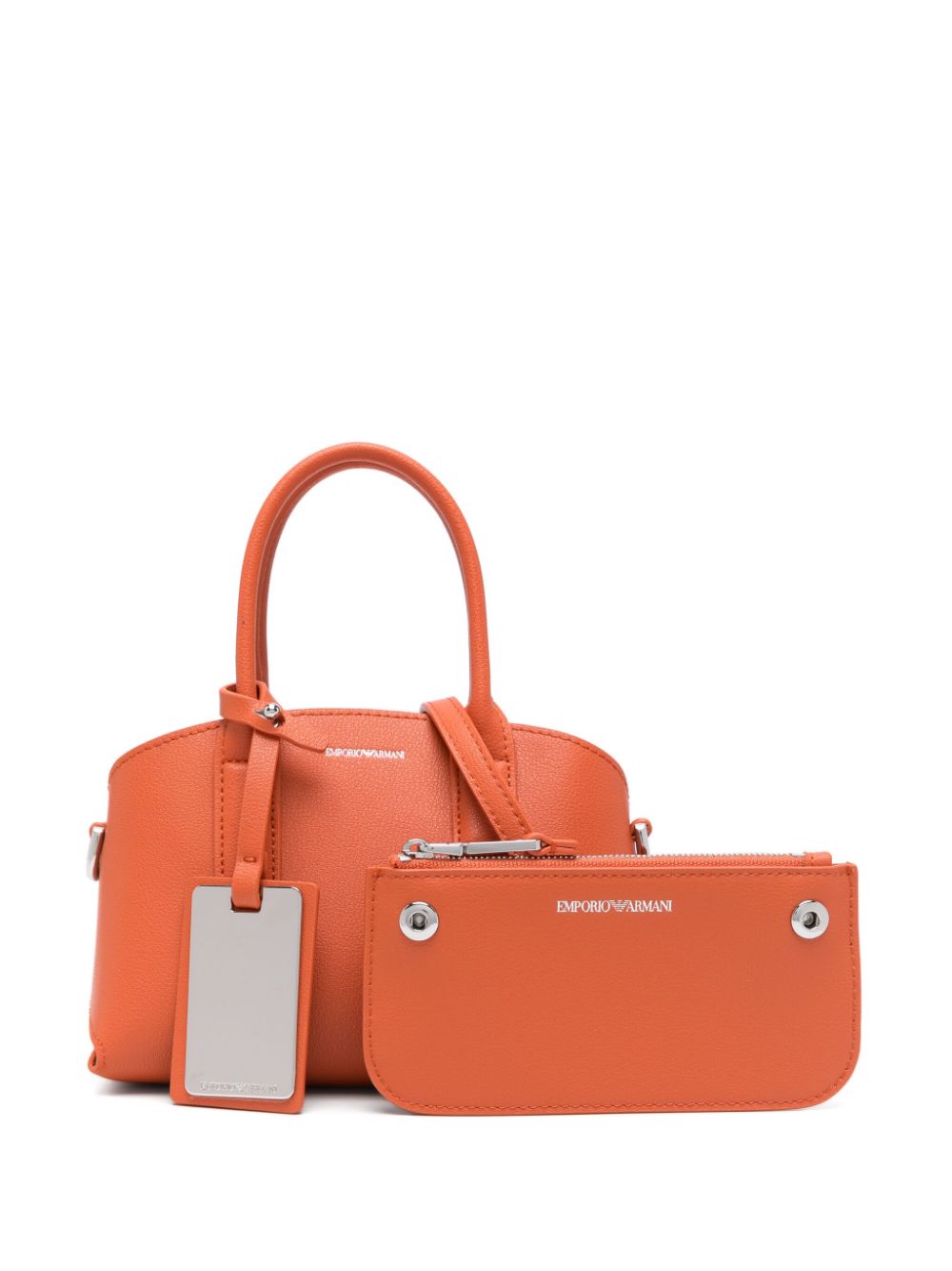Emporio Armani Capsule Bags Arancio Polyurethane