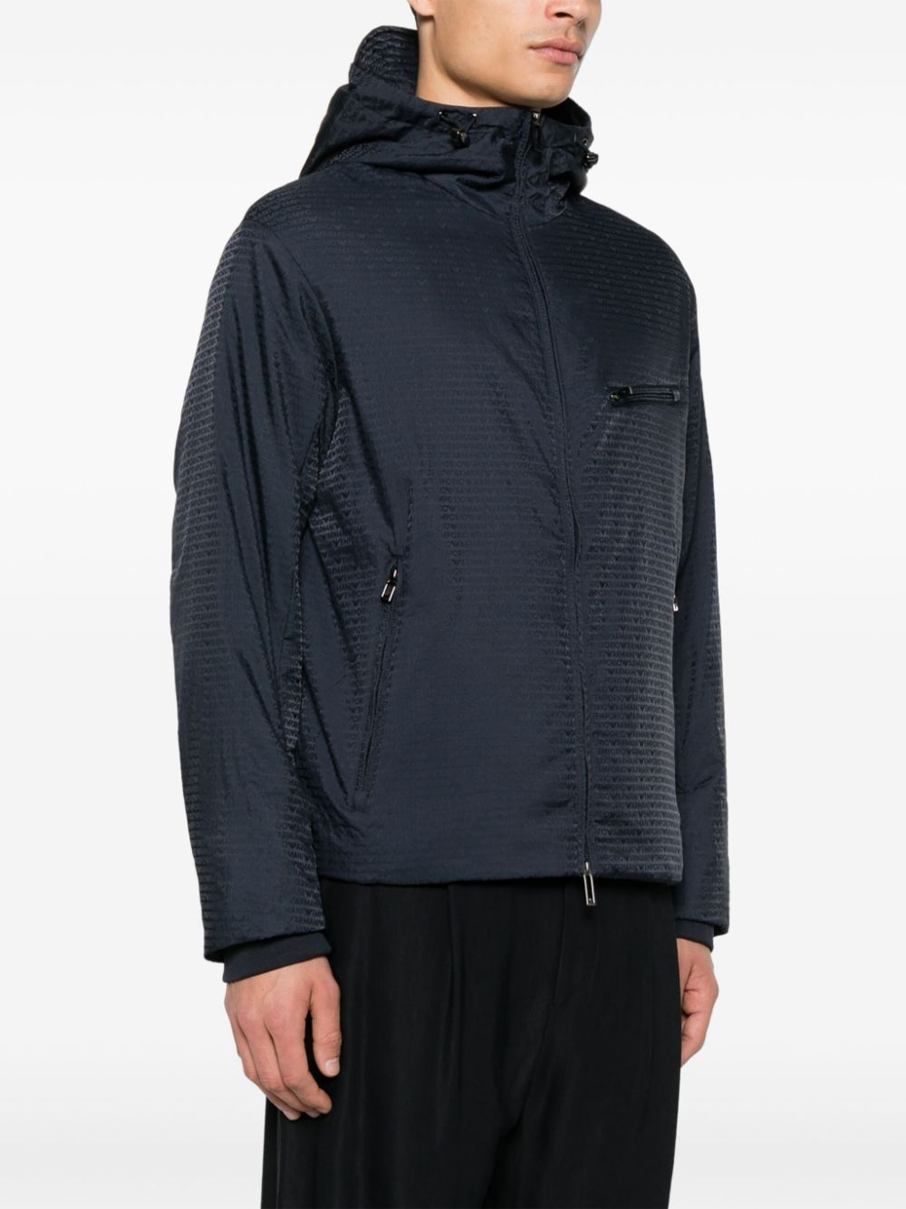 Emporio Armani Coats Blu Polyamide