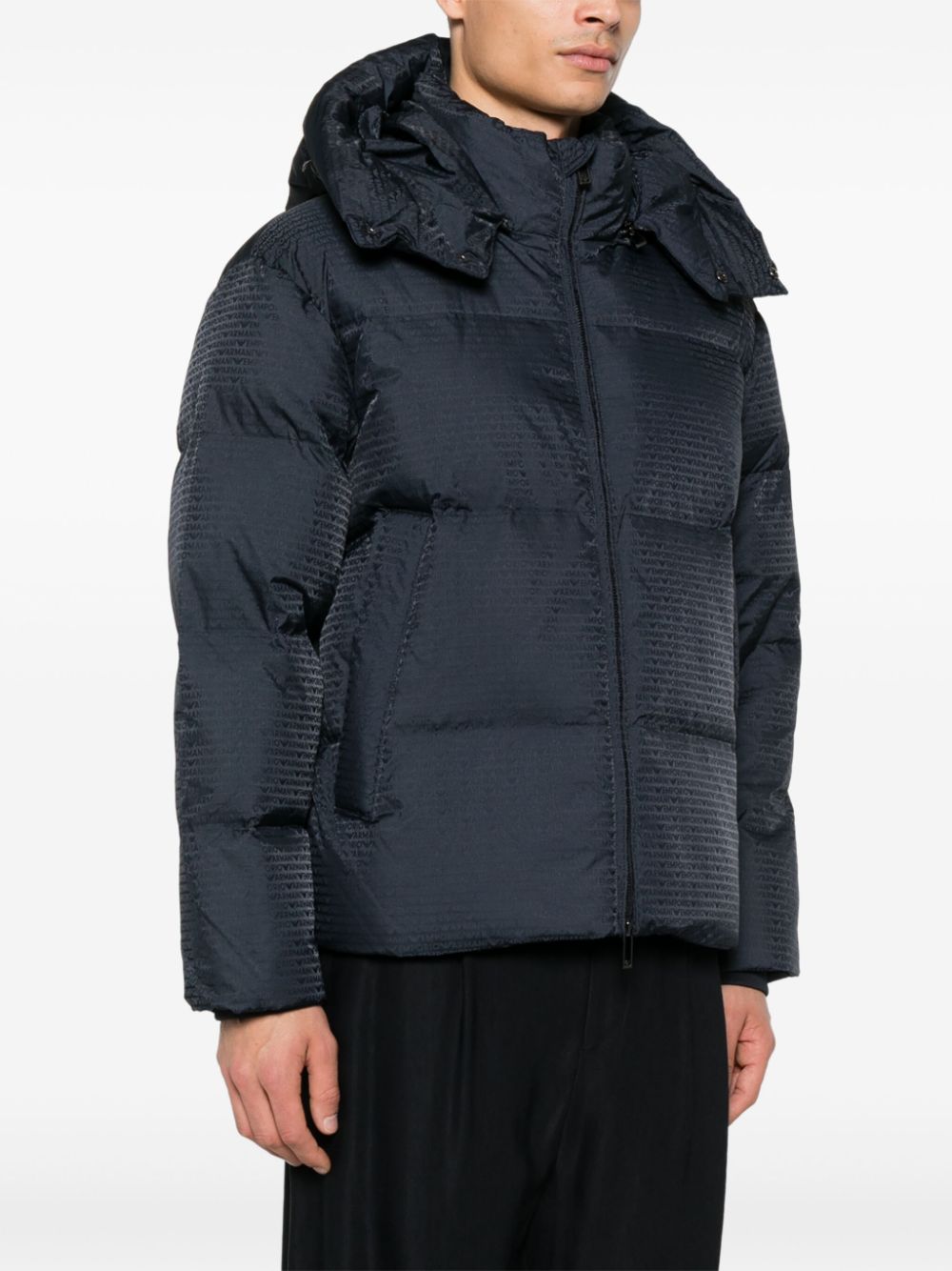 Emporio Armani Coats Blu Lining: Polyamide