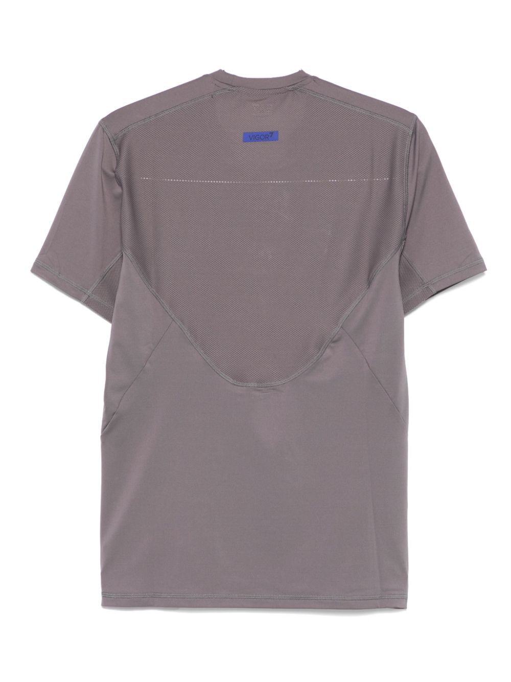 Ea7 T-Shirts And Polos Grigio Polyester Elastane