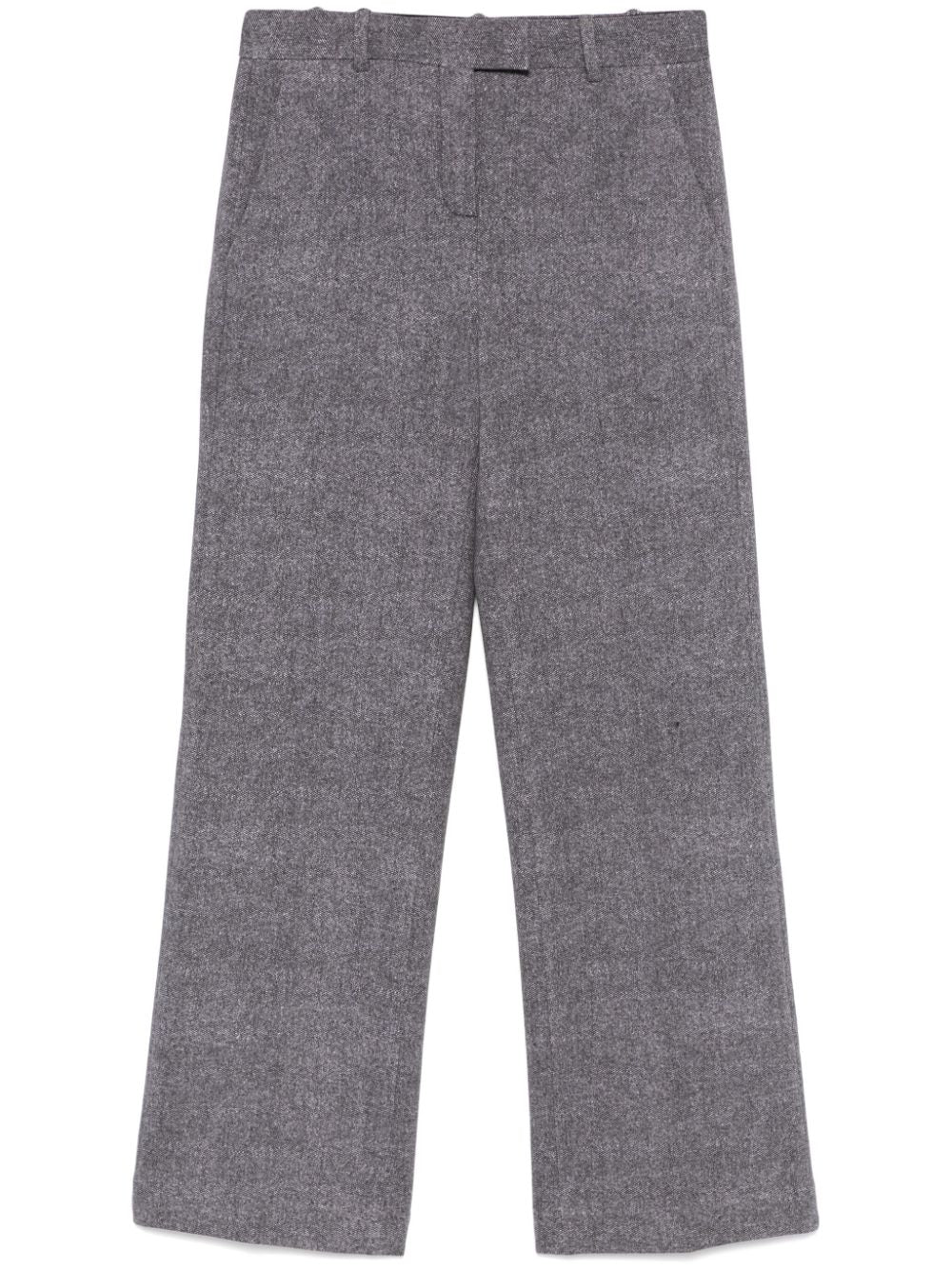 Circolo 1901 Trousers Grey Cotton Elastane