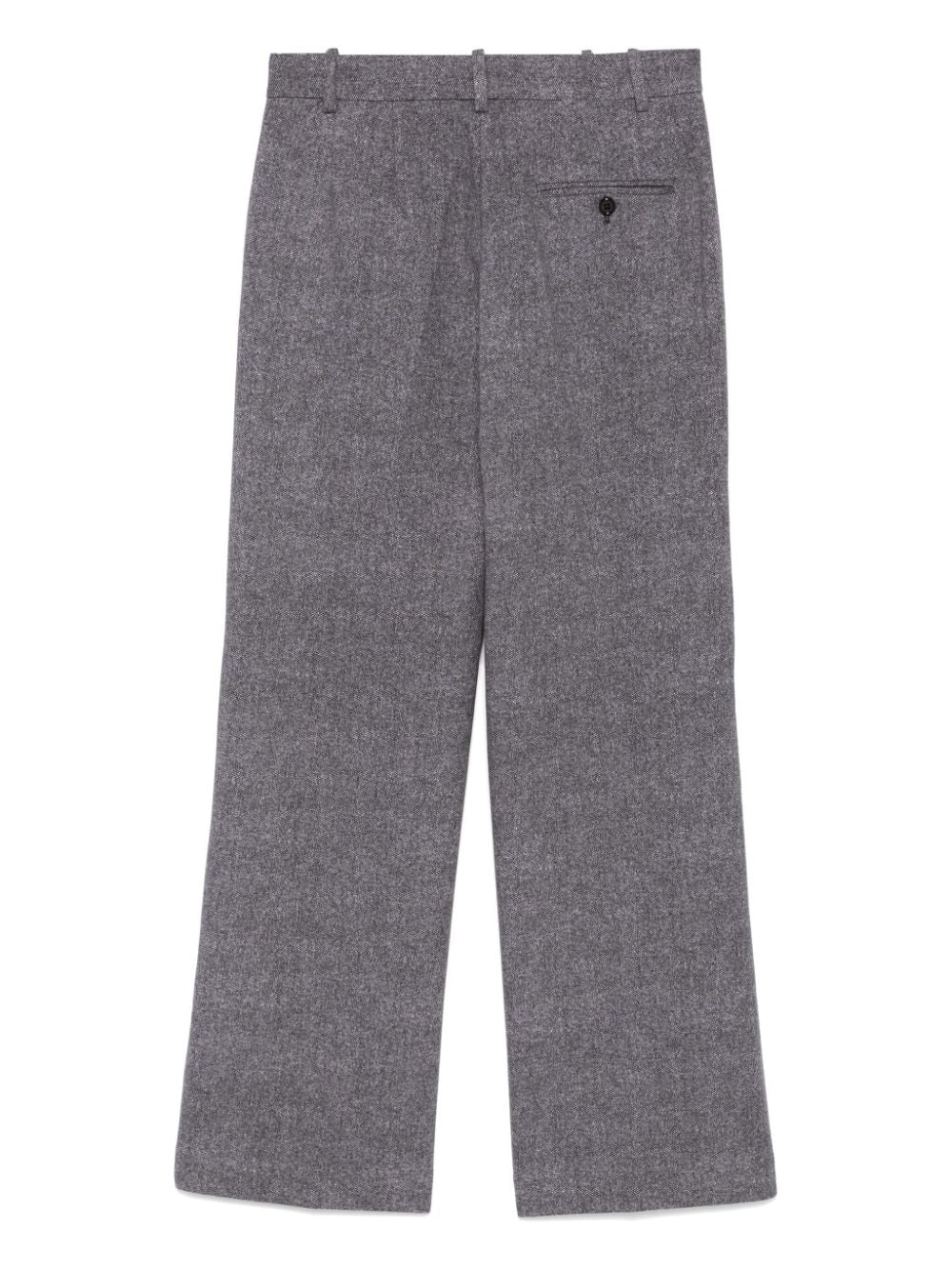 Circolo 1901 Trousers Grey Cotton Elastane