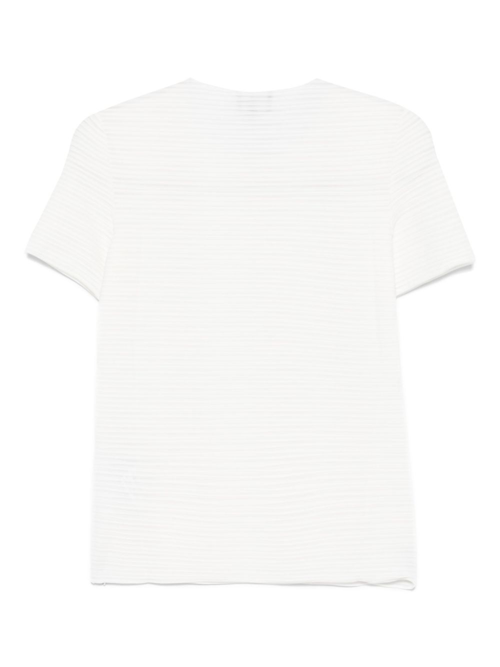 Emporio Armani T-Shirts And Polos Bianco Polyester Elastane
