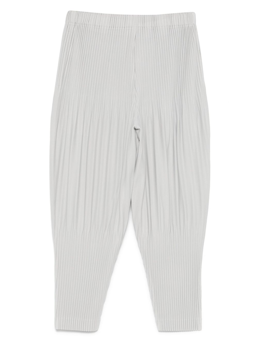 Homme Plisse Issey Miyake Trousers Light Grey Polyester