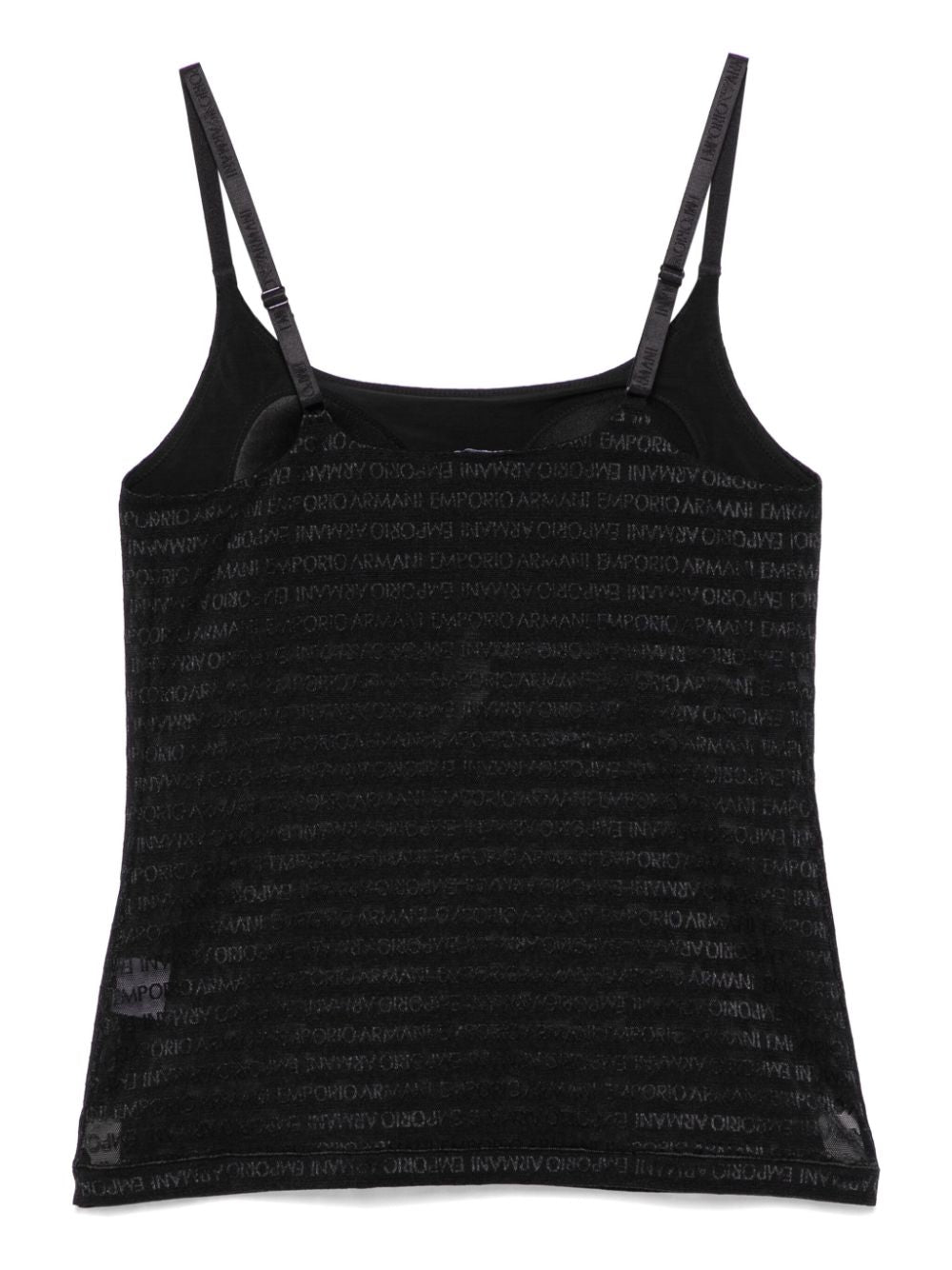 Emporio Armani Top Nero Polyamide