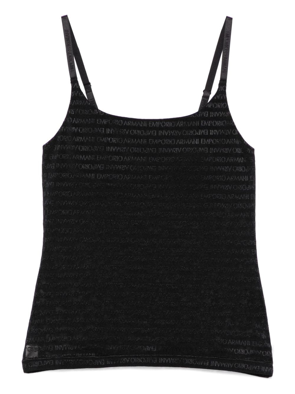 Emporio Armani Top Nero Polyamide