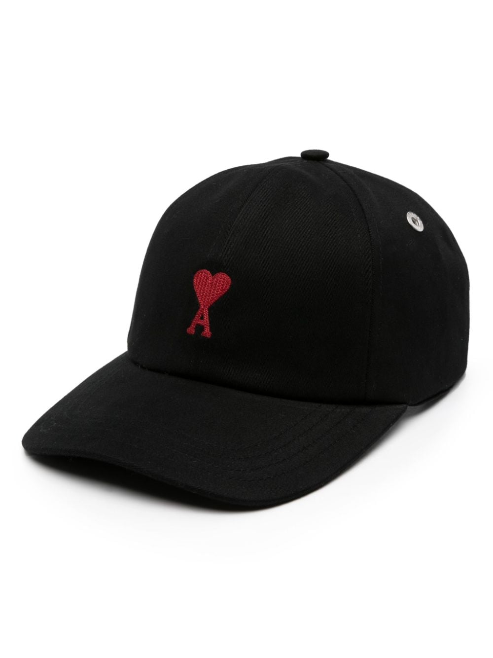 Ami Paris Hats Black Cotton