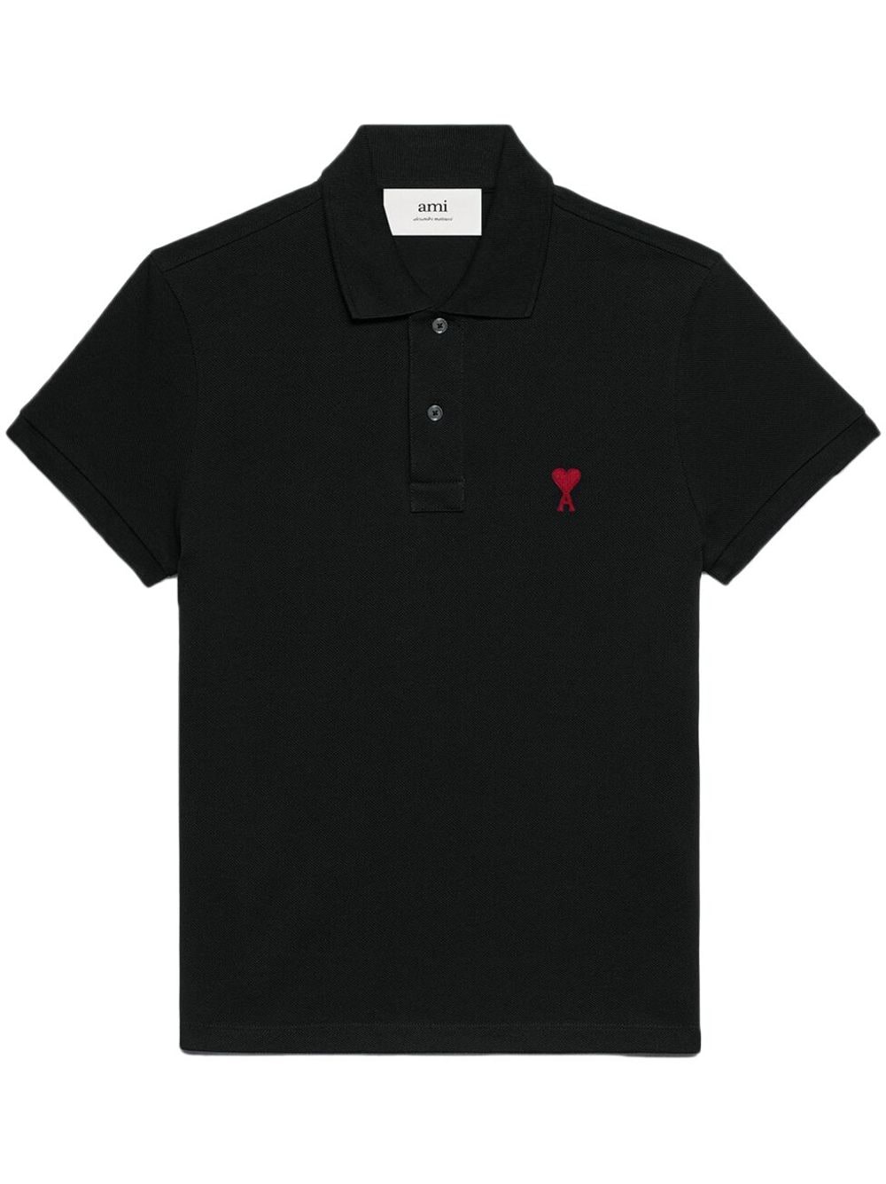 Ami Paris T-Shirts And Polos Black Cotton