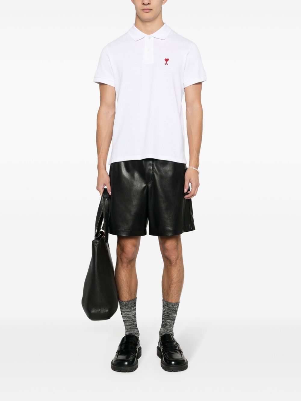 Ami Paris T-Shirts And Polos White Cotton