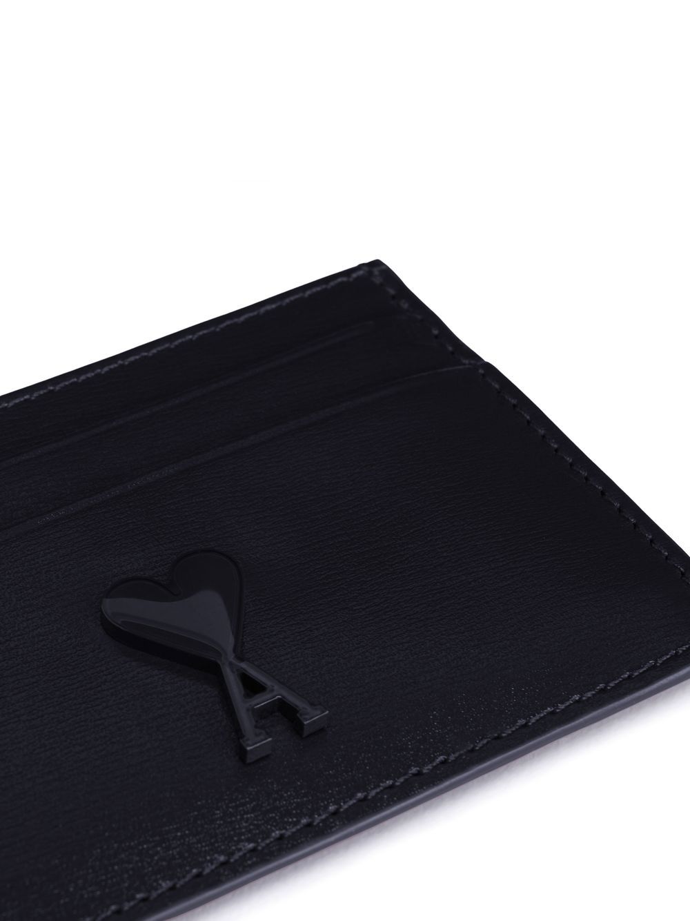 Ami Paris Wallets Black Calf Leather