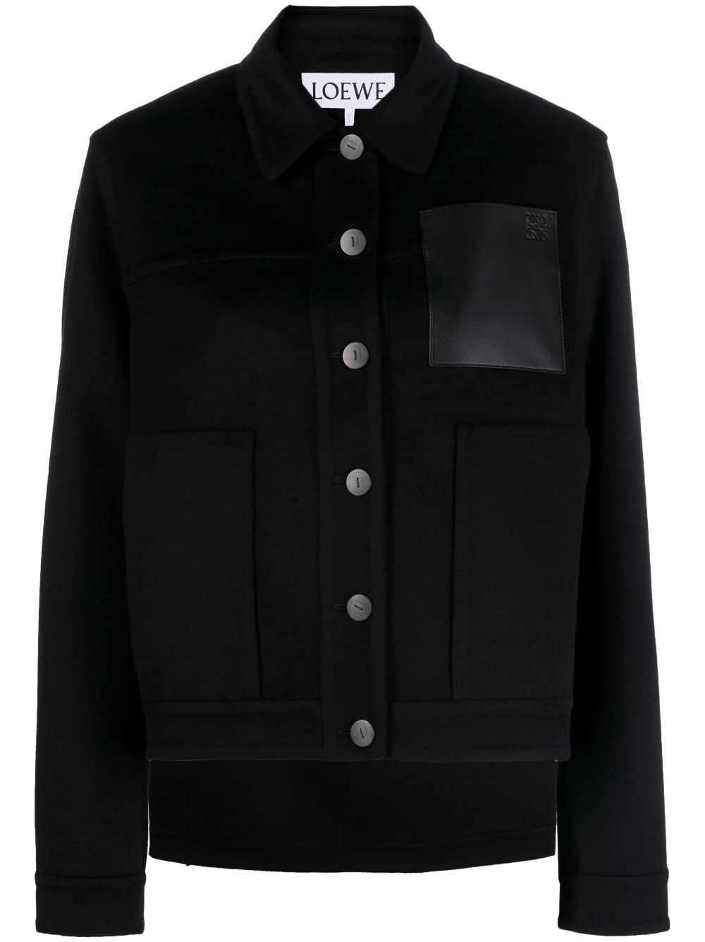 Loewe Jackets Black Wool Cashmere
