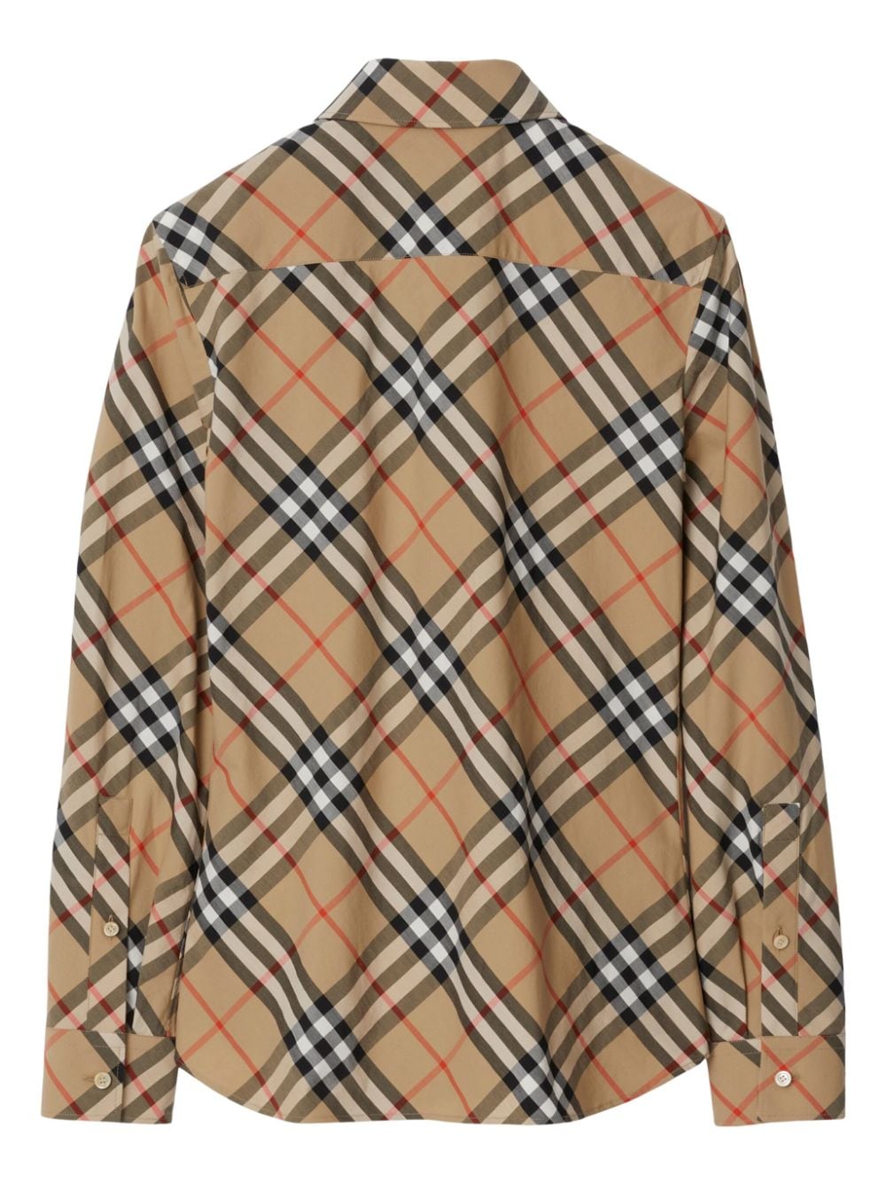 Burberry Shirts Beige Cotton