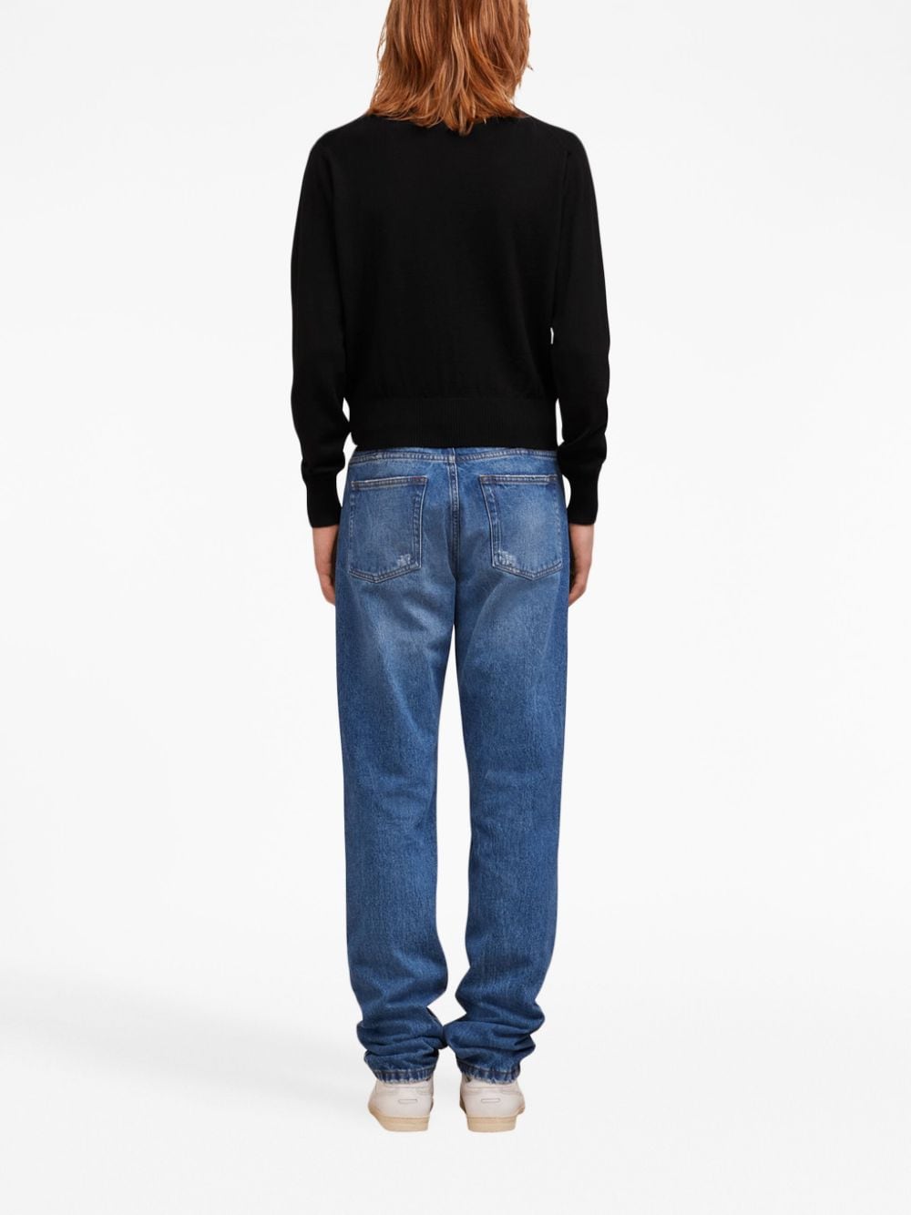 Ami Paris Sweaters Black Cotton
