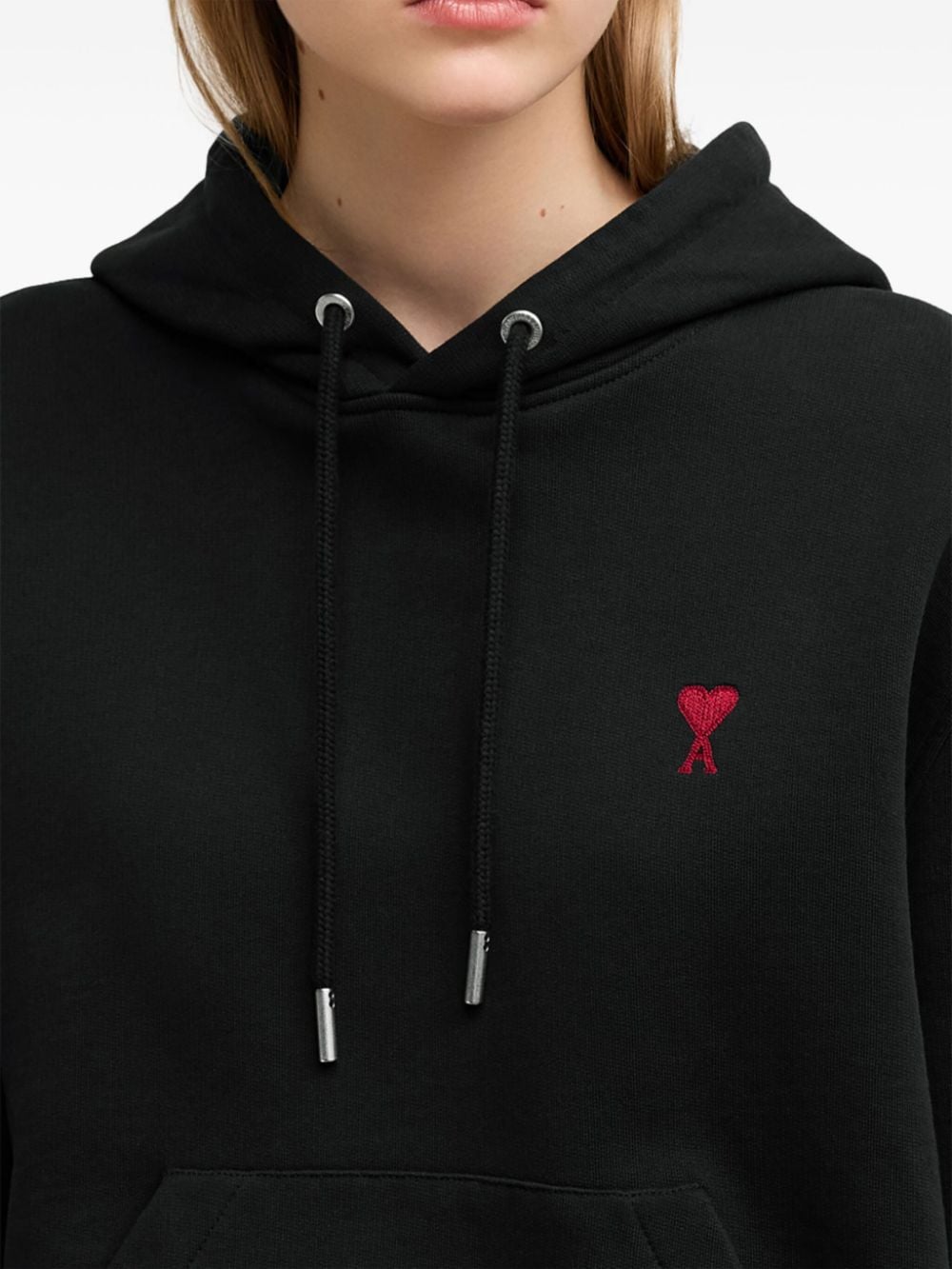 Ami Paris Sweaters Black Cotton