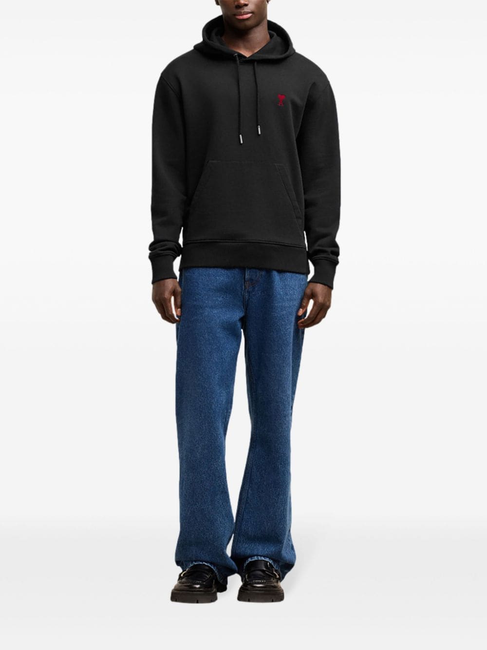 Ami Paris Sweaters Black Cotton