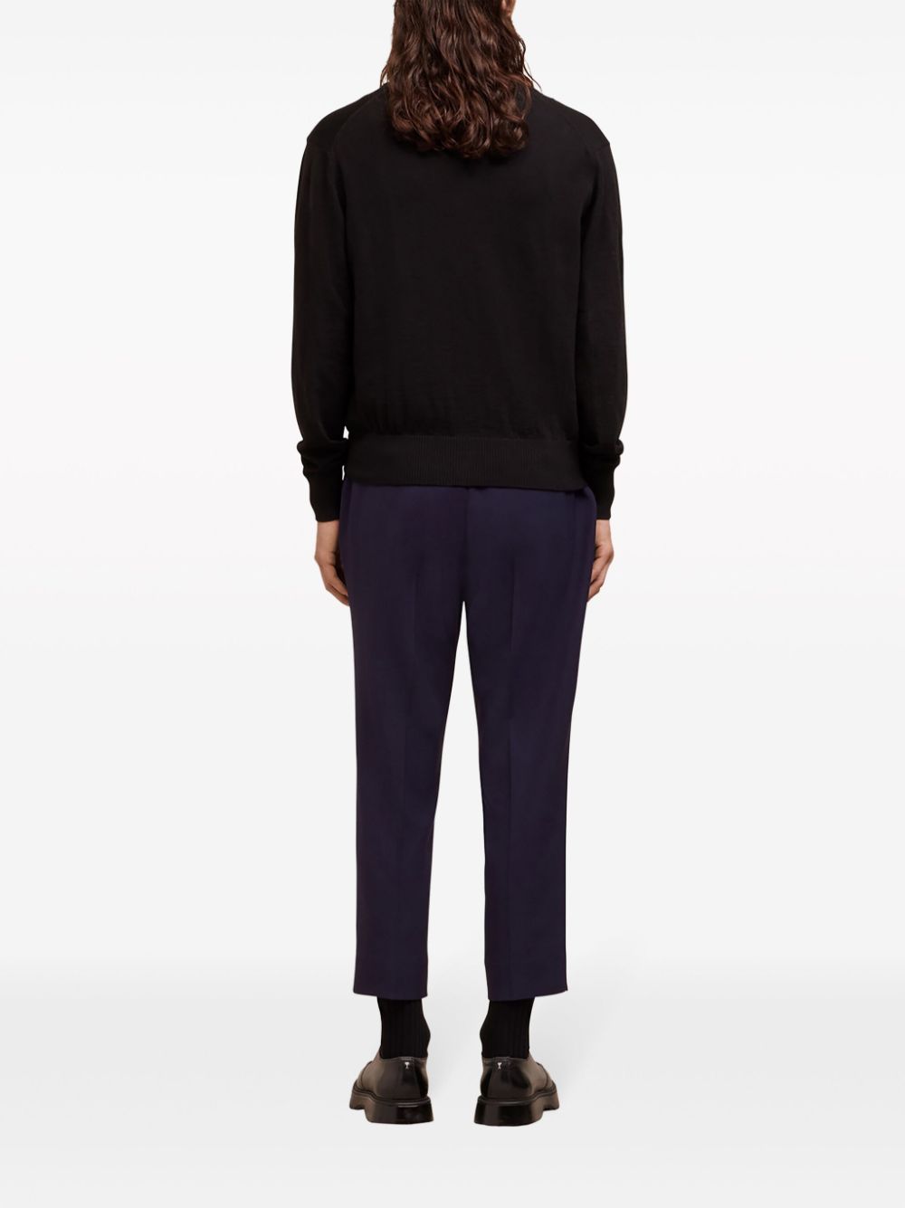 Ami Paris Sweaters Black Cotton