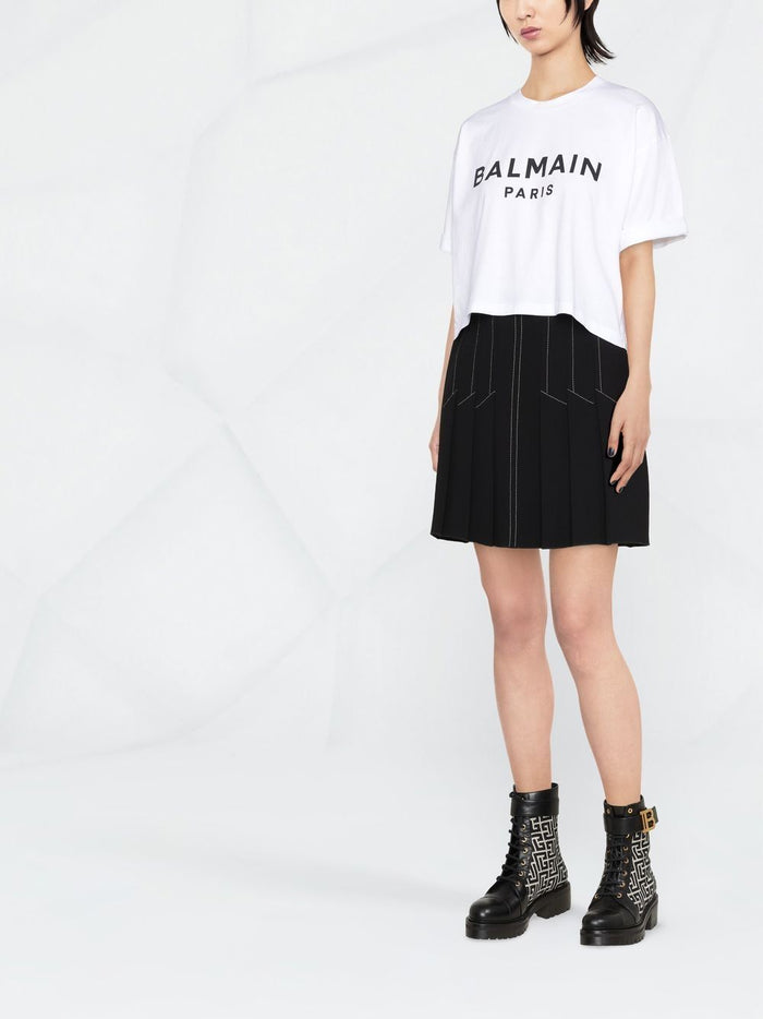 Balmain T-Shirts And Polos White Cotton