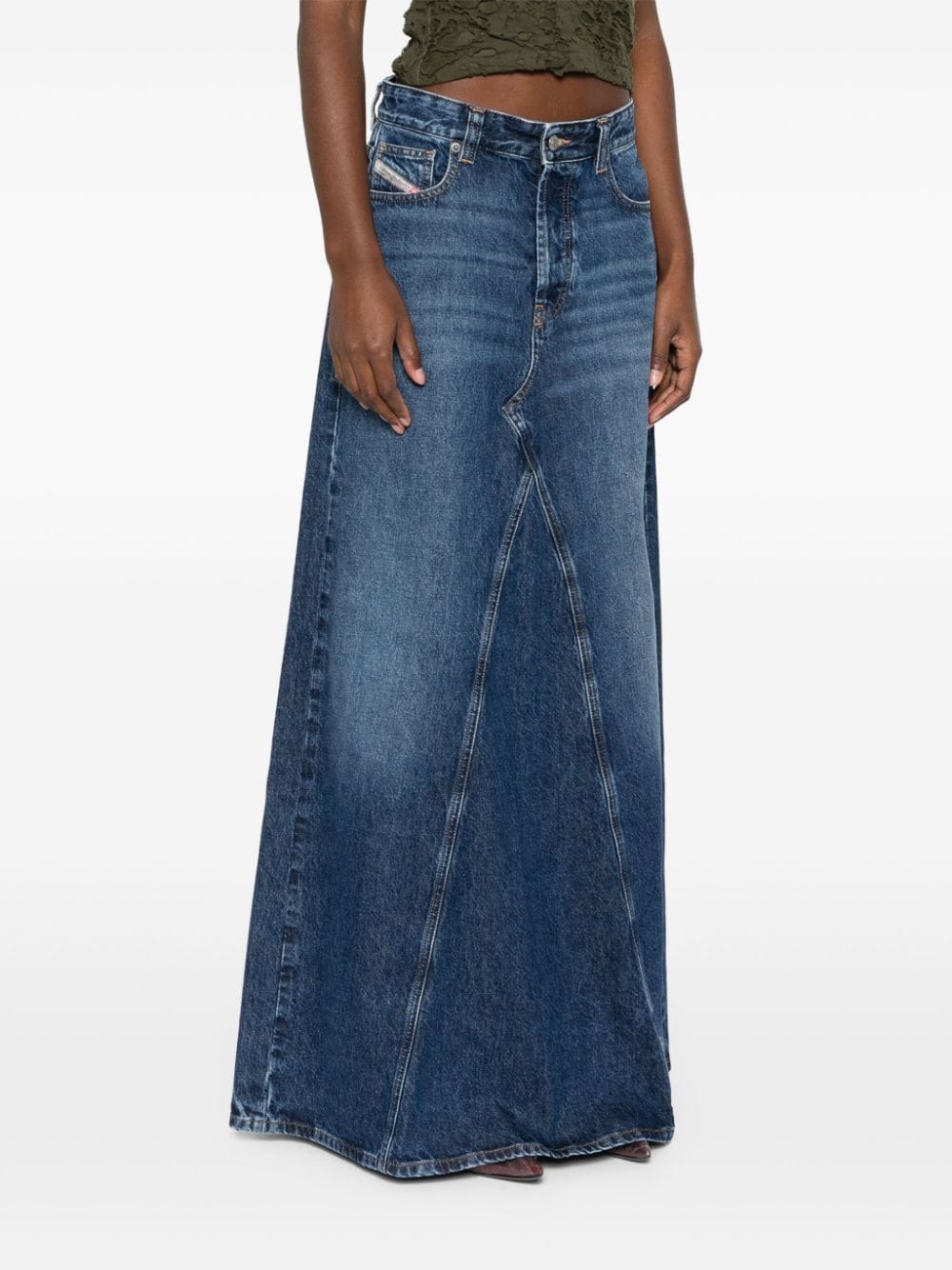 Diesel Skirts Blue Cotton