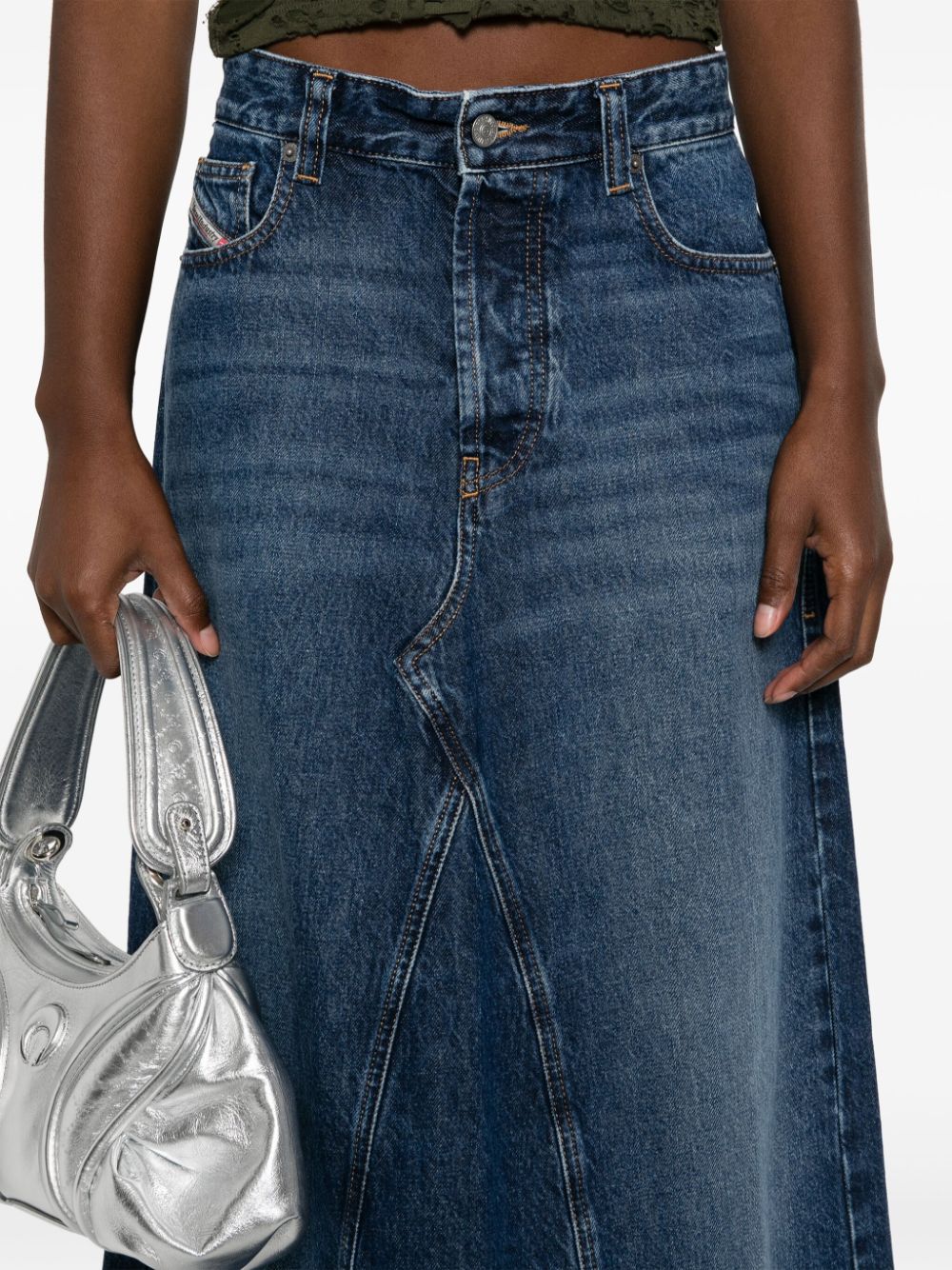 Diesel Skirts Blue Cotton