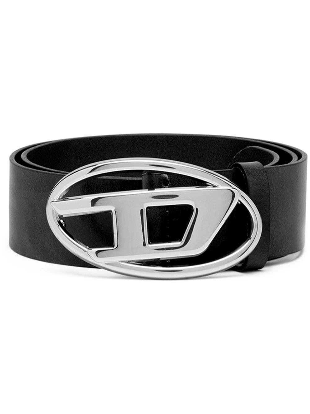 Diesel Belts Black Calf Leather