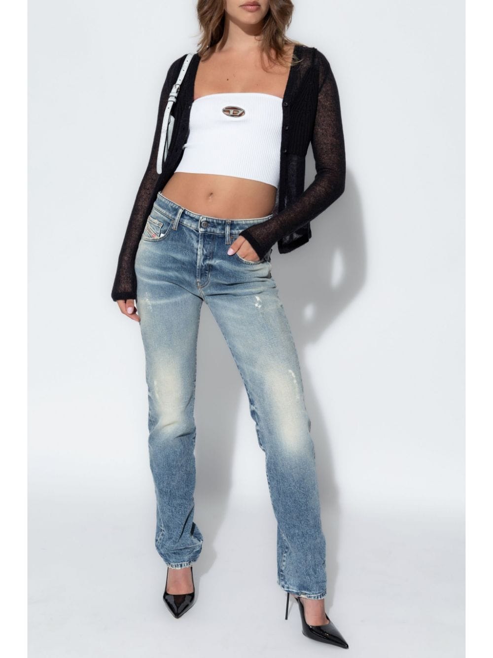 Diesel Top White Cotton
