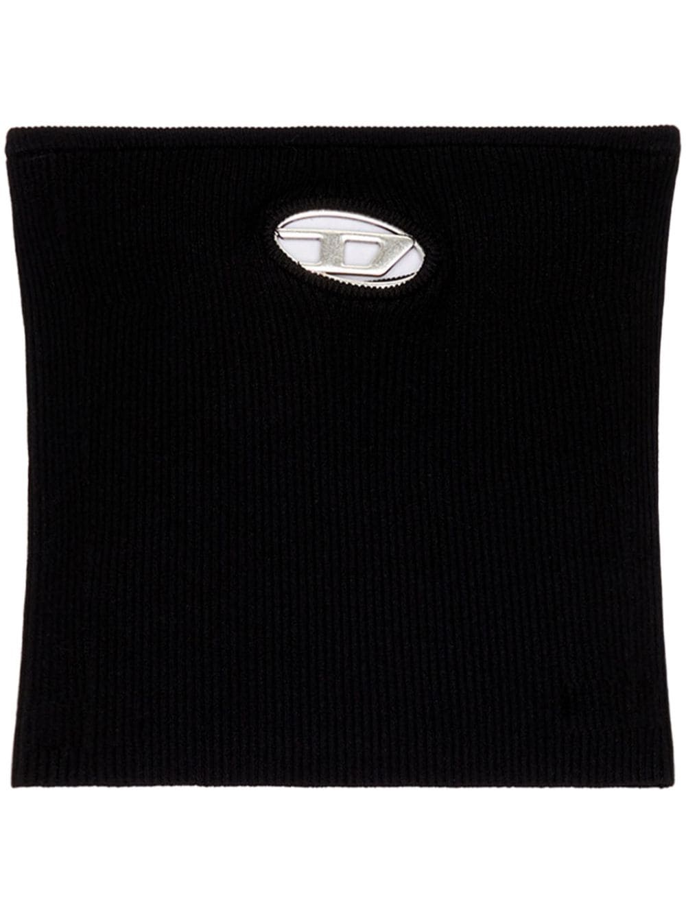 Diesel Top Black Viscose Polyester