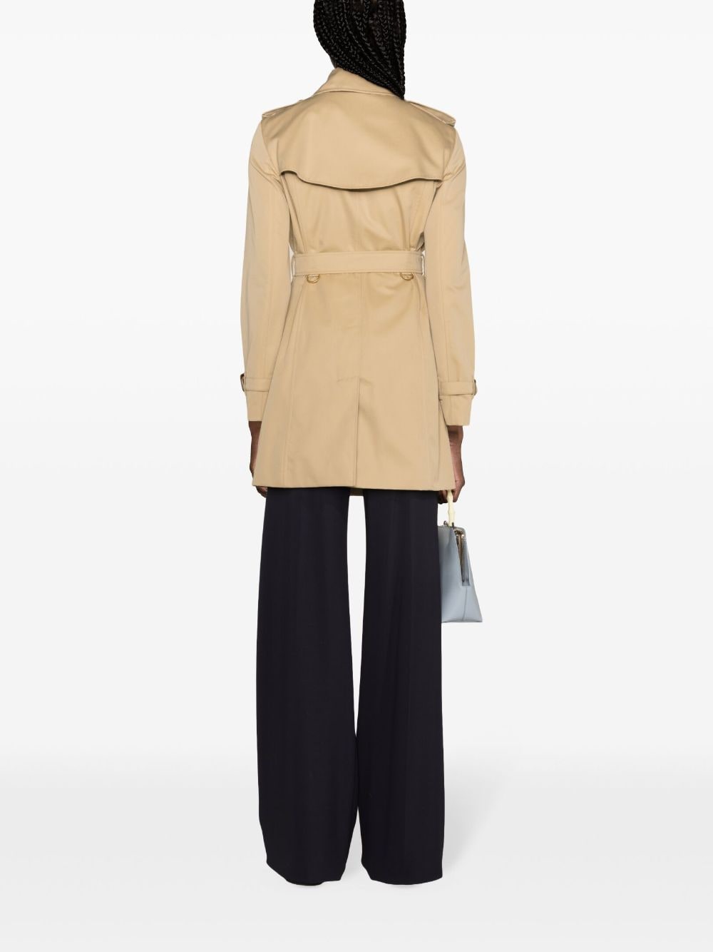 Burberry Coats Beige Cotton