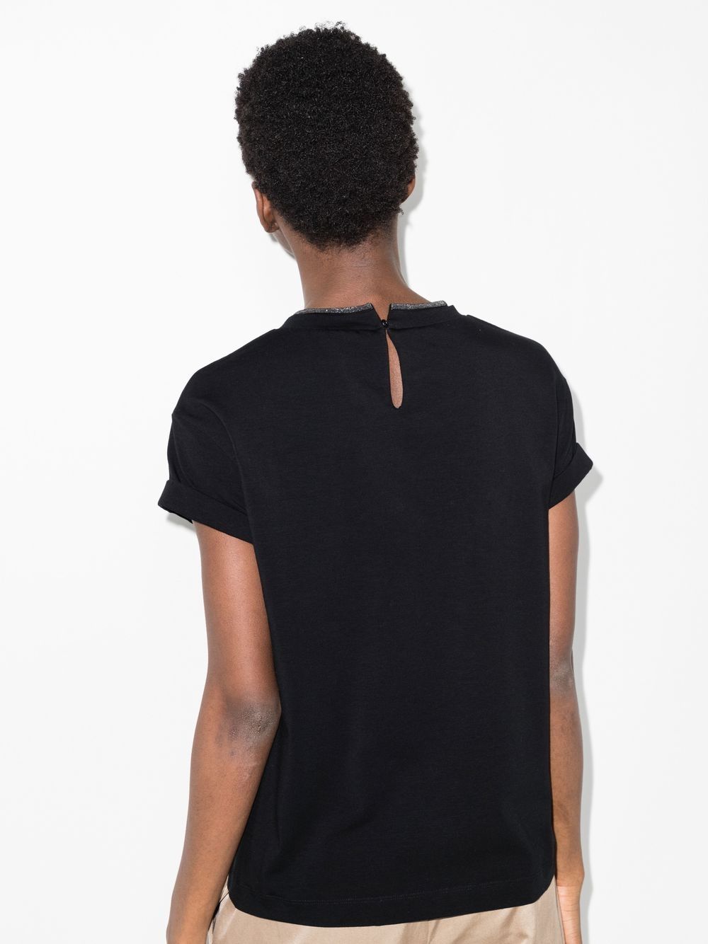 Brunello Cucinelli T-Shirts And Polos Nero Cotton