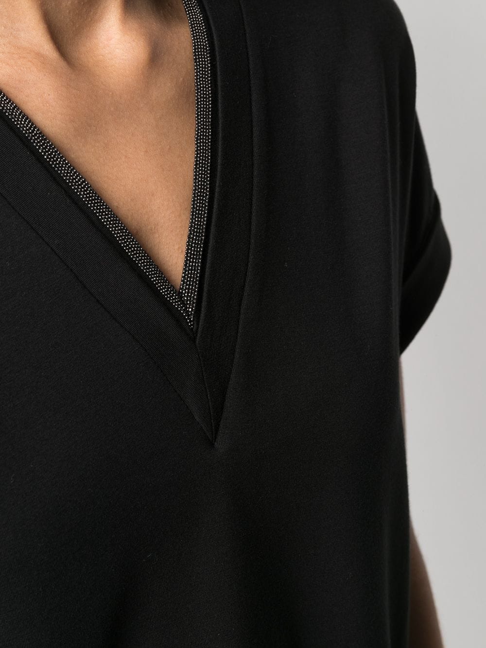 Brunello Cucinelli T-Shirts And Polos Nero Cotton
