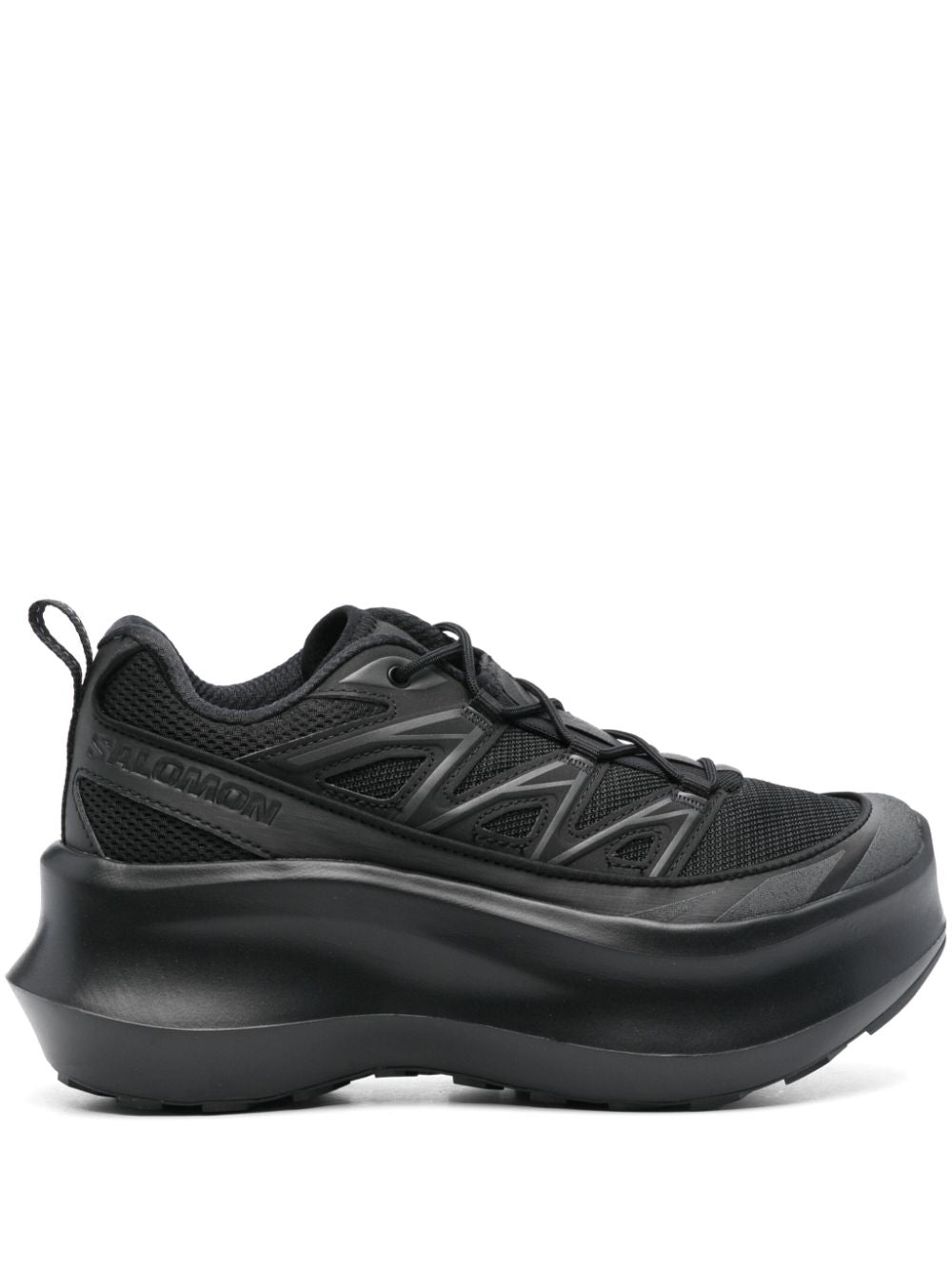 Comme Des Garcons X Salomon Sneakers Black Synthetic Textile