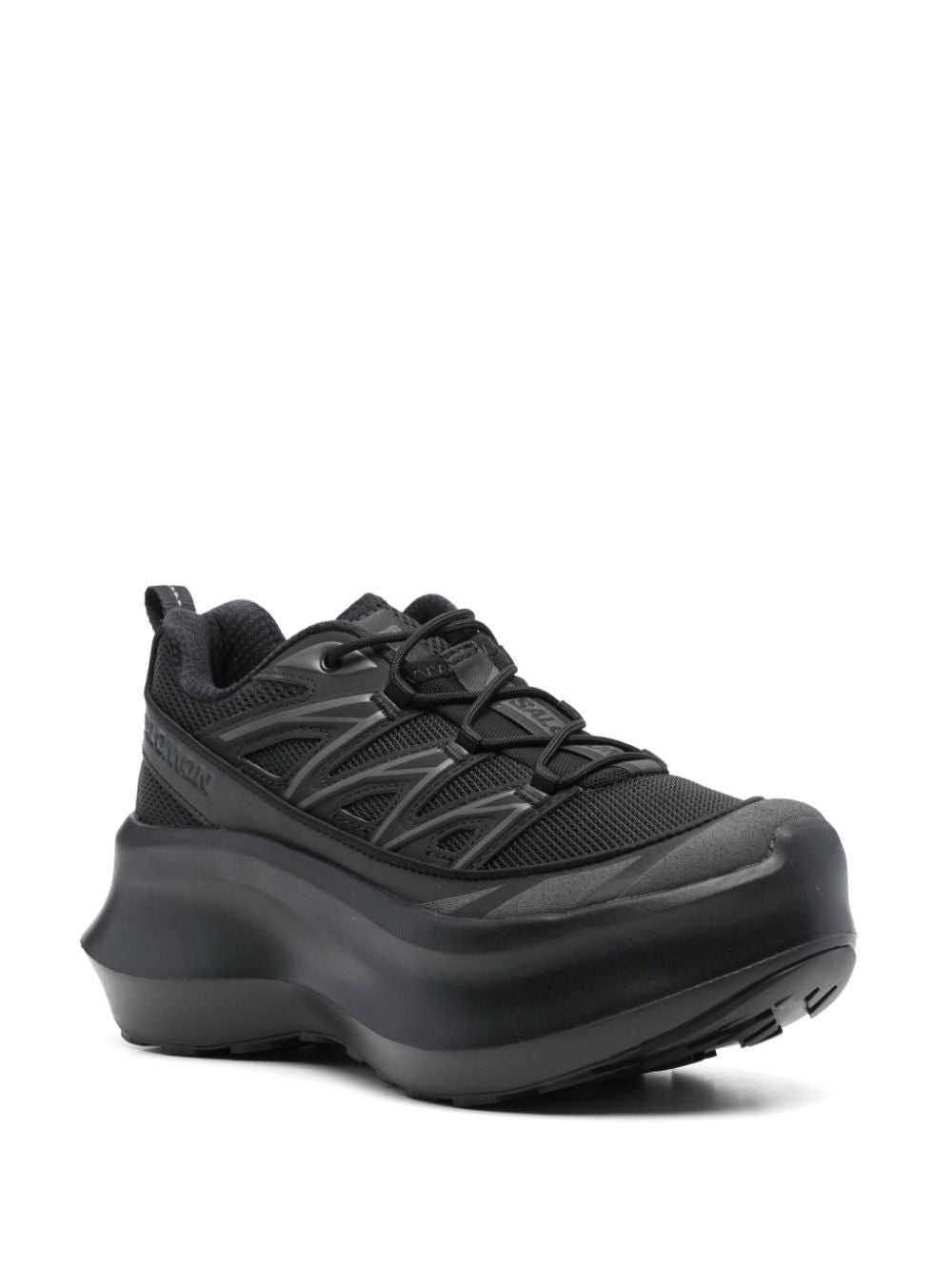 Comme Des Garcons X Salomon Sneakers Black Synthetic Textile