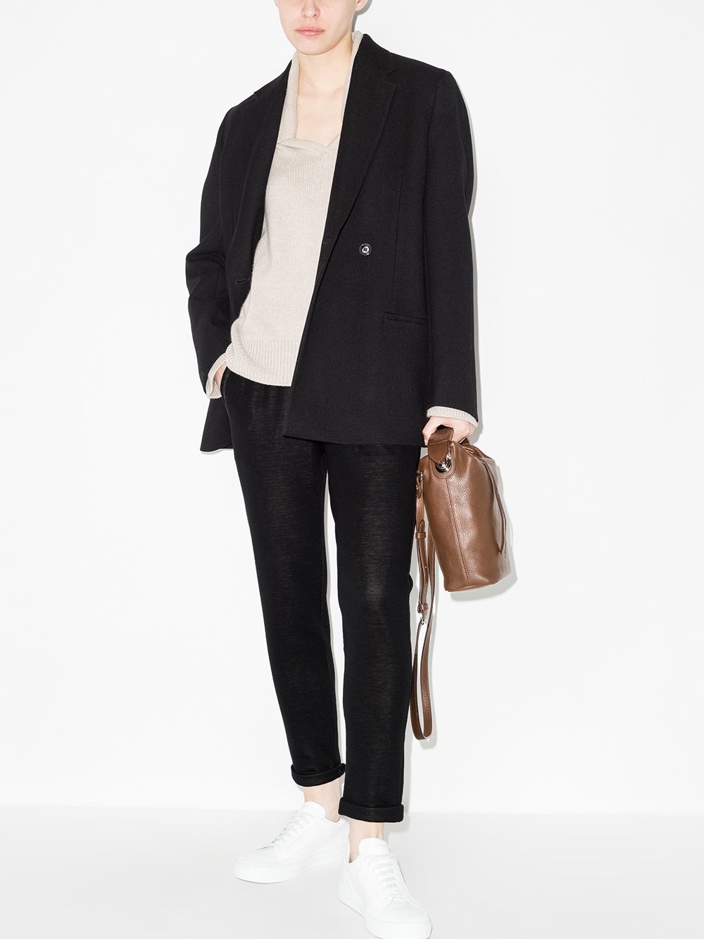 Brunello Cucinelli Trousers Nero Cotton