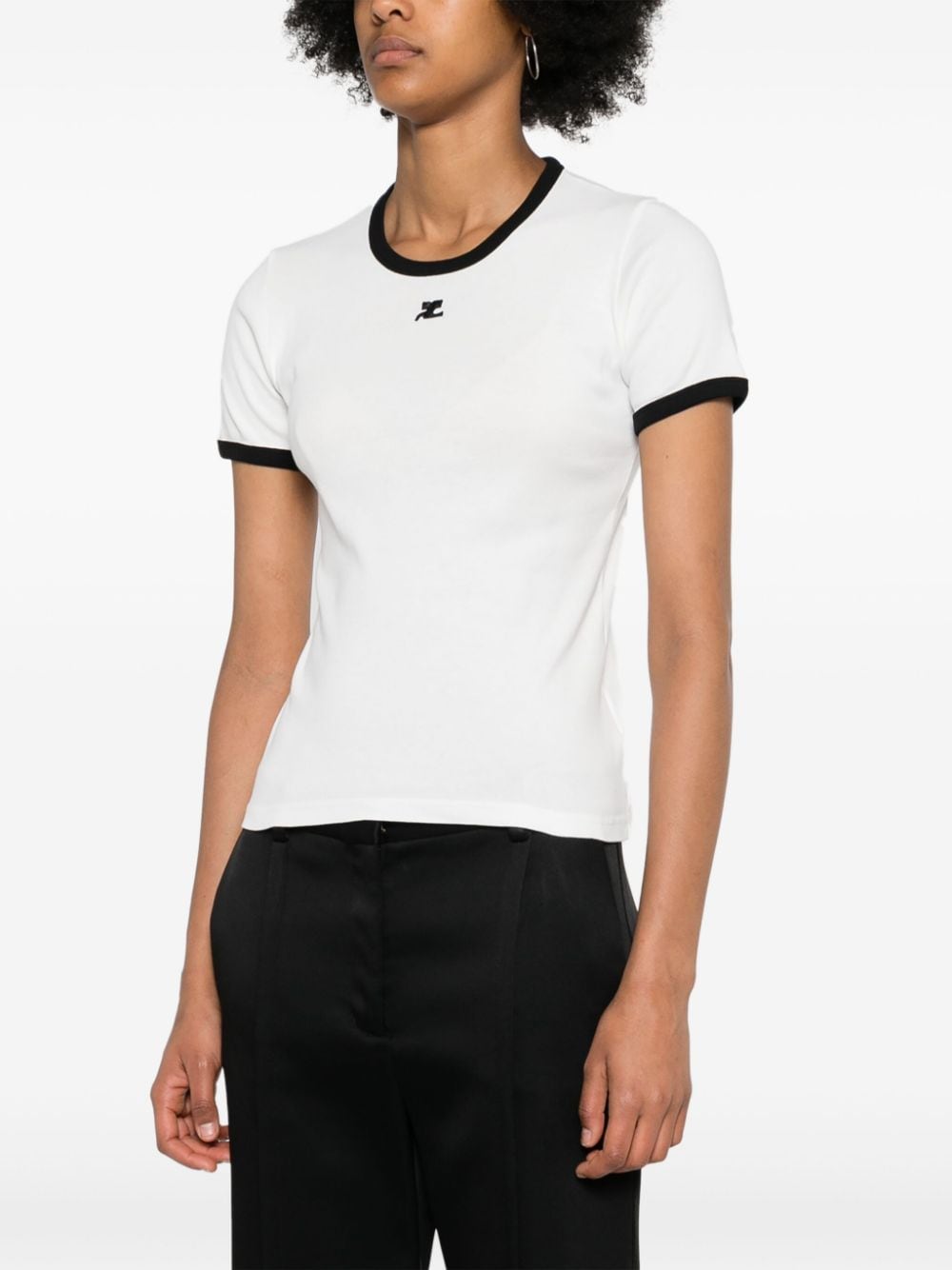 Courreges Pre T-Shirts And Polos White Cotton