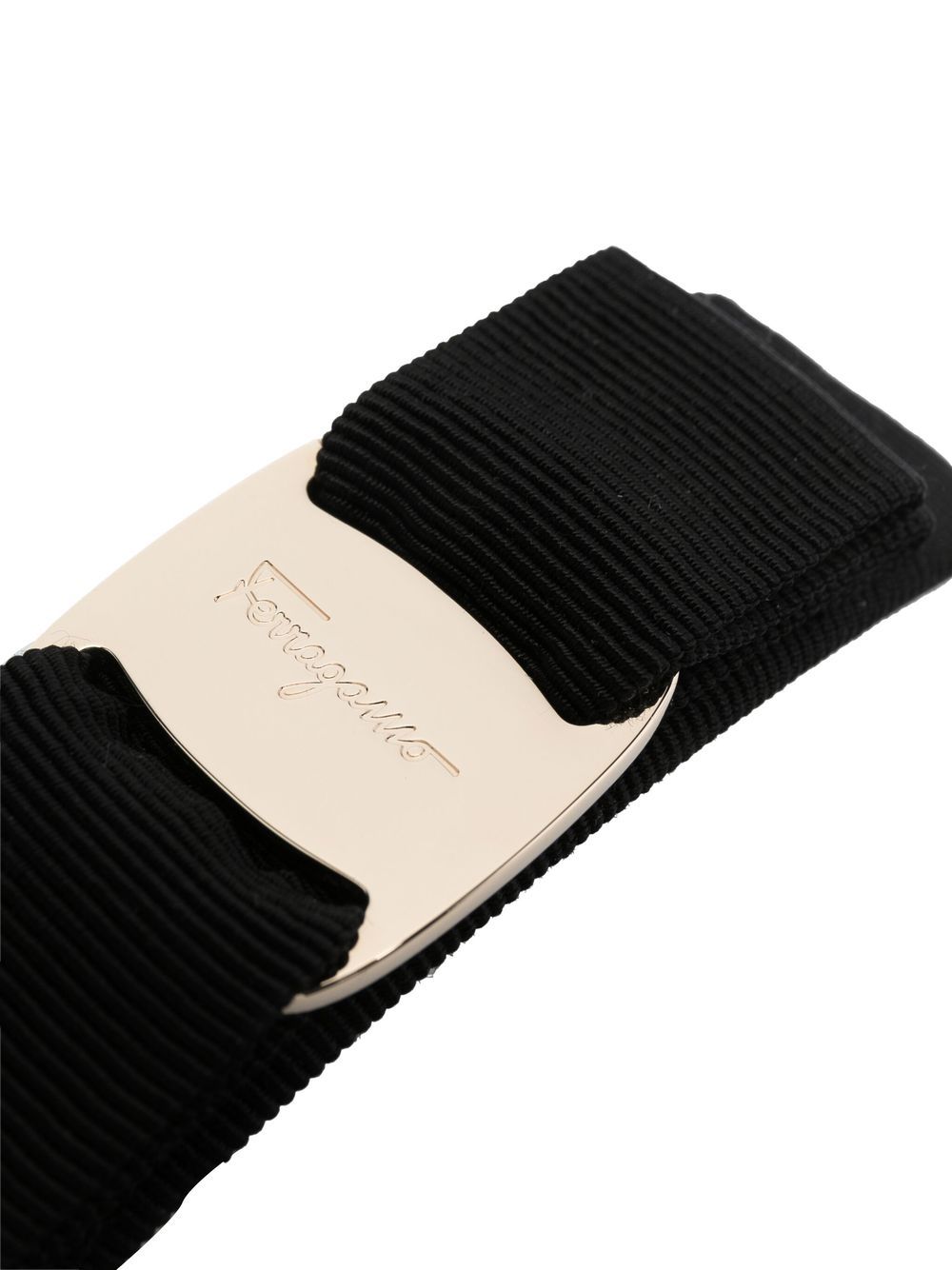 Ferragamo Accessories Black Metal
