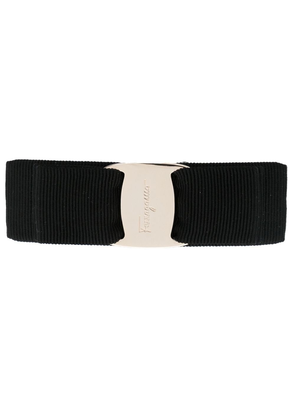 Ferragamo Accessories Black Metal