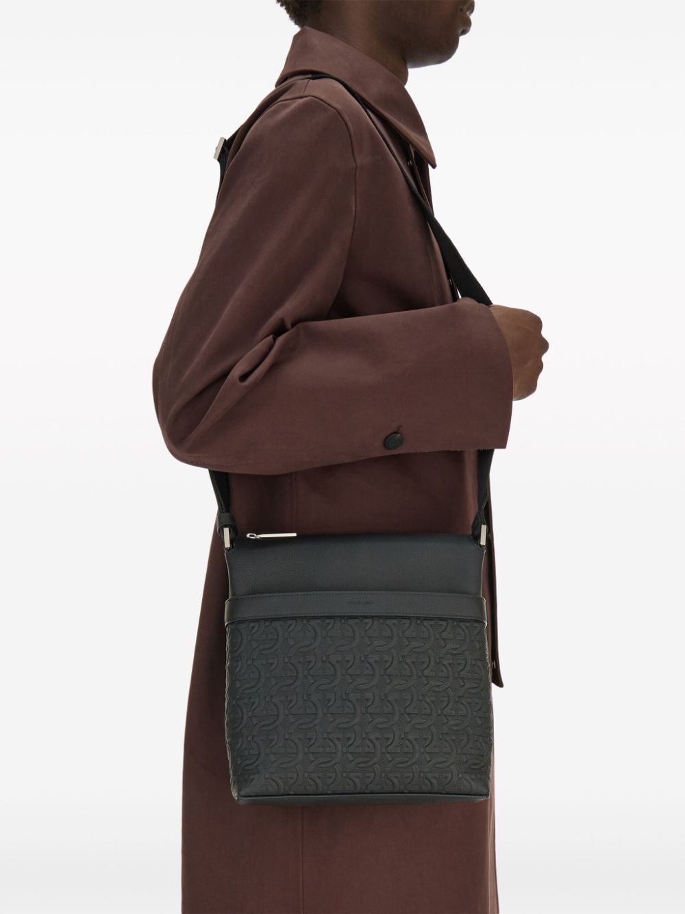 Ferragamo Bags Black Calf Leather Fabbric