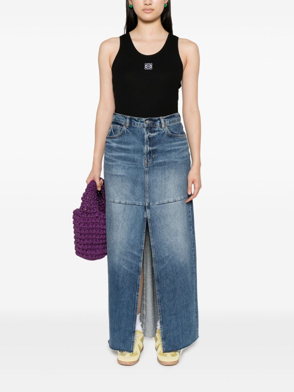 Loewe Top Black Cotton
