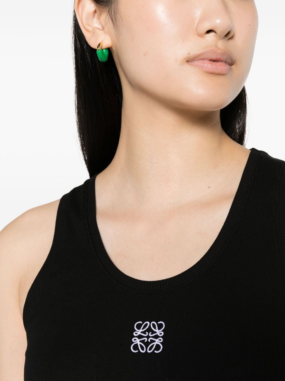 Loewe Top Black Cotton