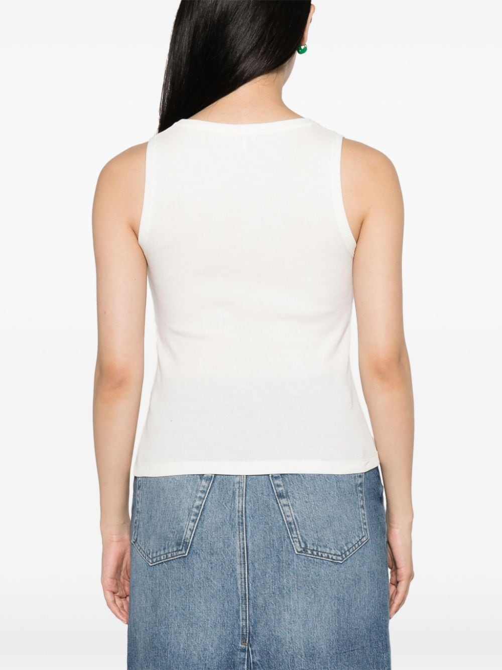 Loewe Top White Cotton