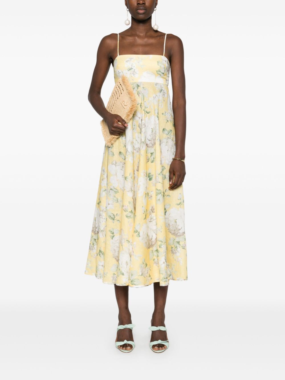 Zimmermann Dresses Yellow Linen