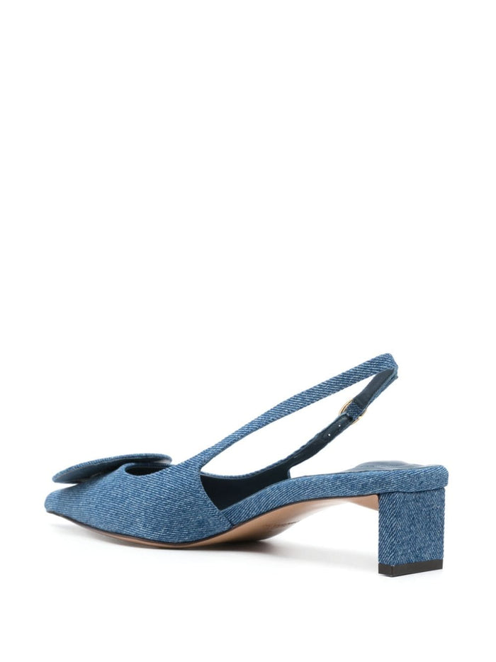 Jacquemus With Heel Blue Fabbric