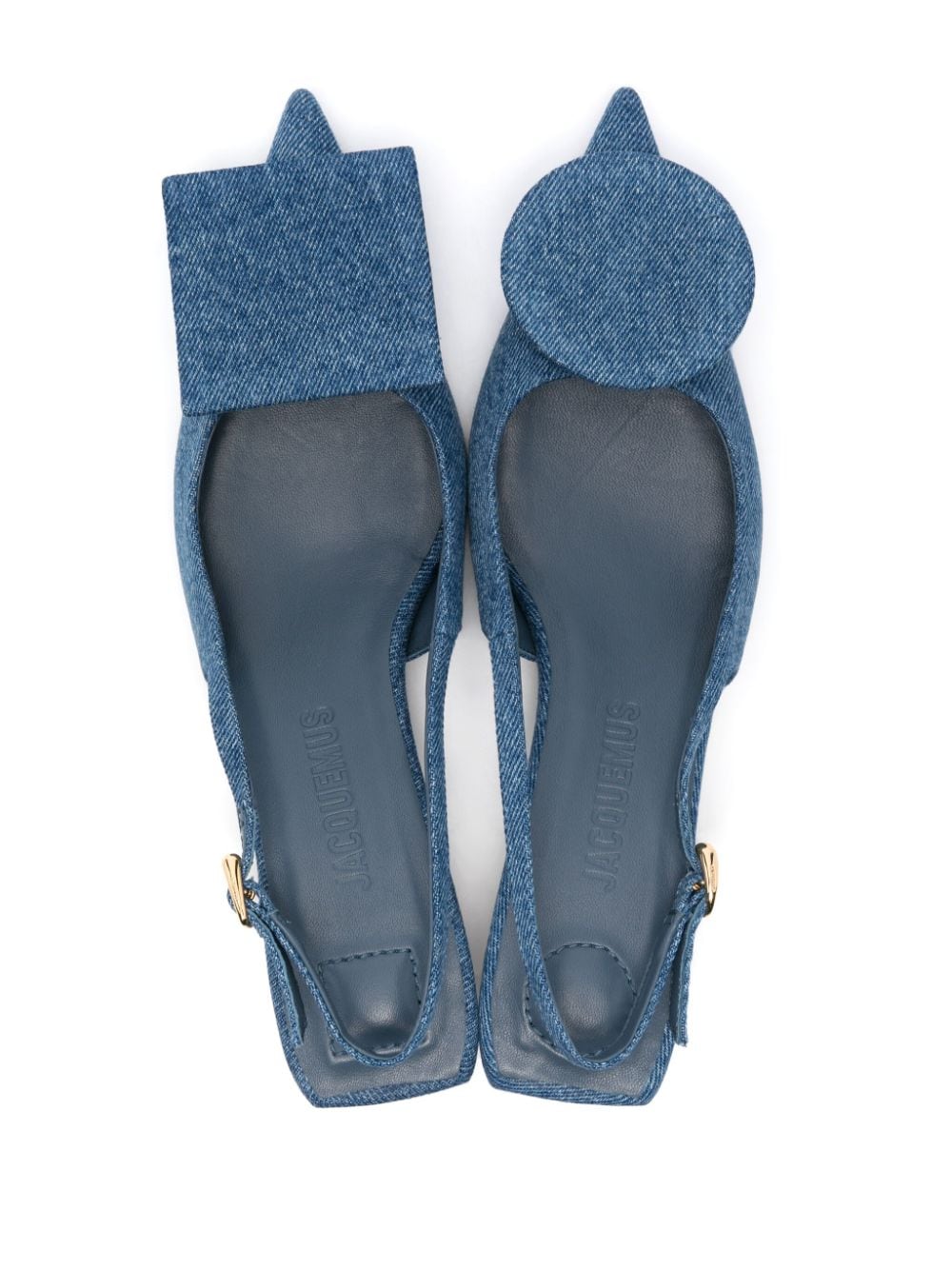 Jacquemus With Heel Blue Fabbric