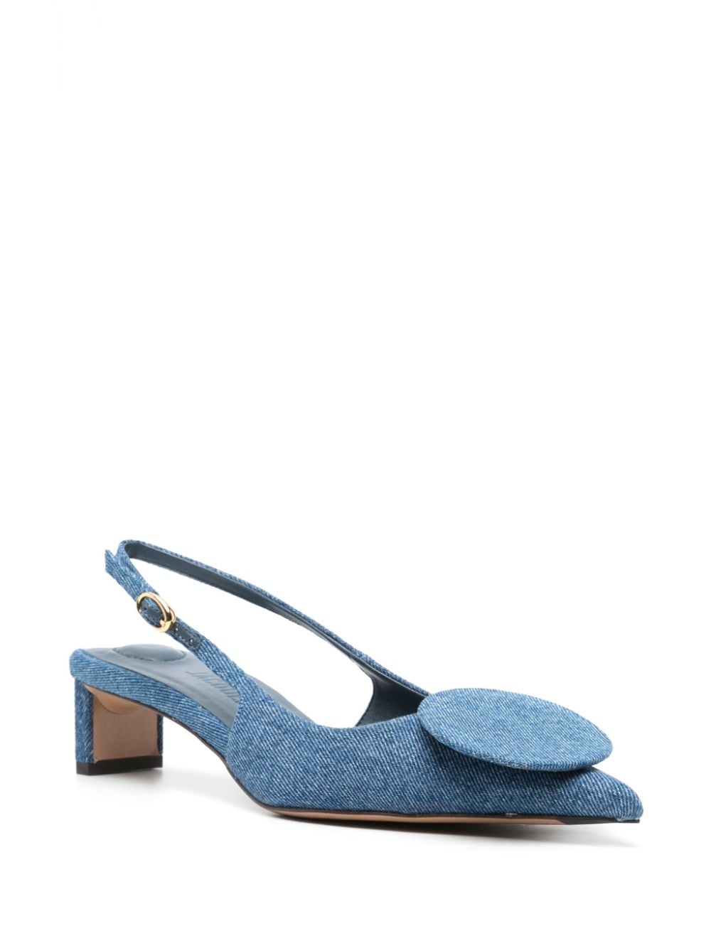 Jacquemus With Heel Blue Fabbric